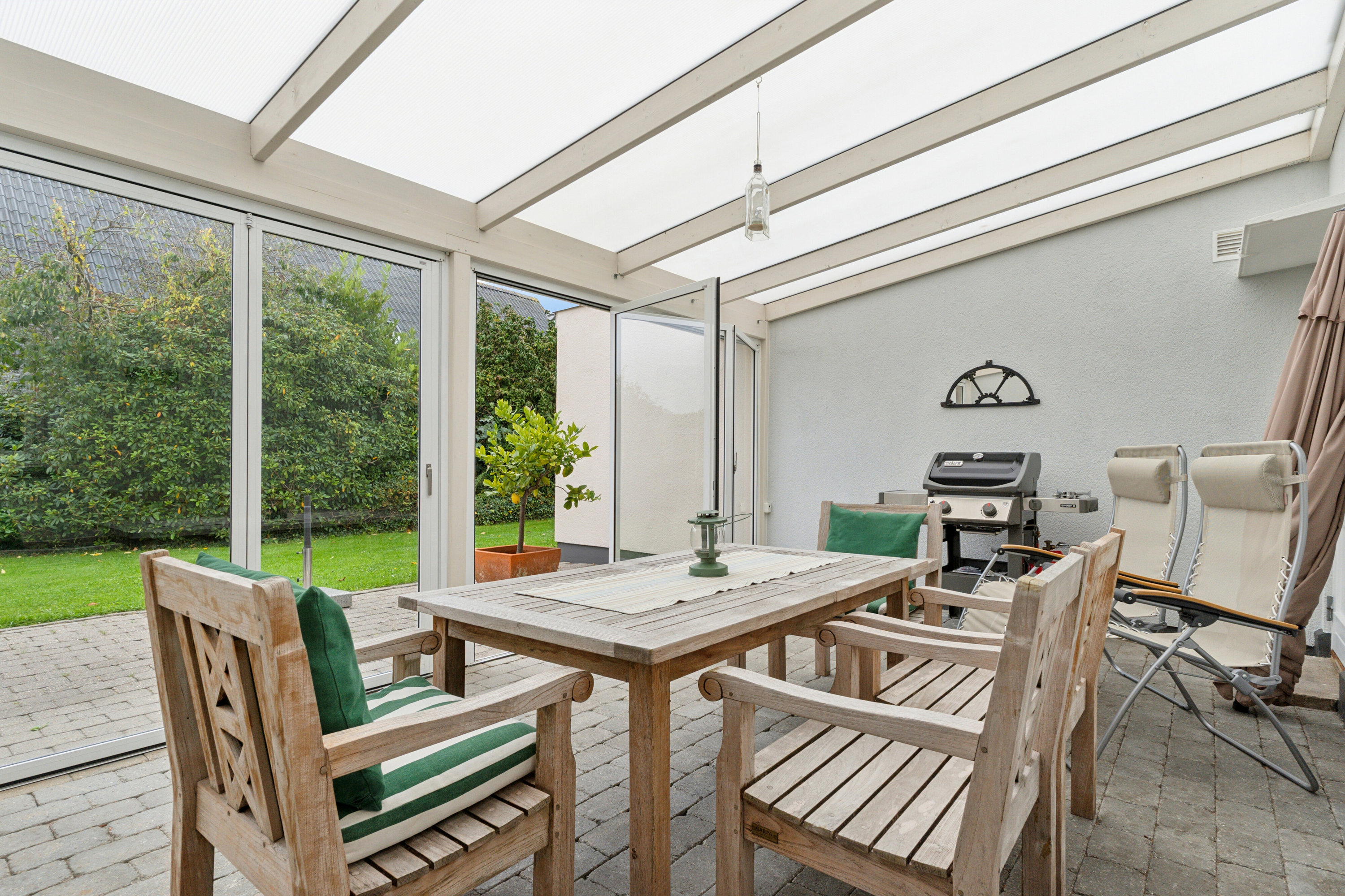 Fremhævet udestue billede i fuldskærmstilstand. Billede af Bovvej 29, 6330 Padborg