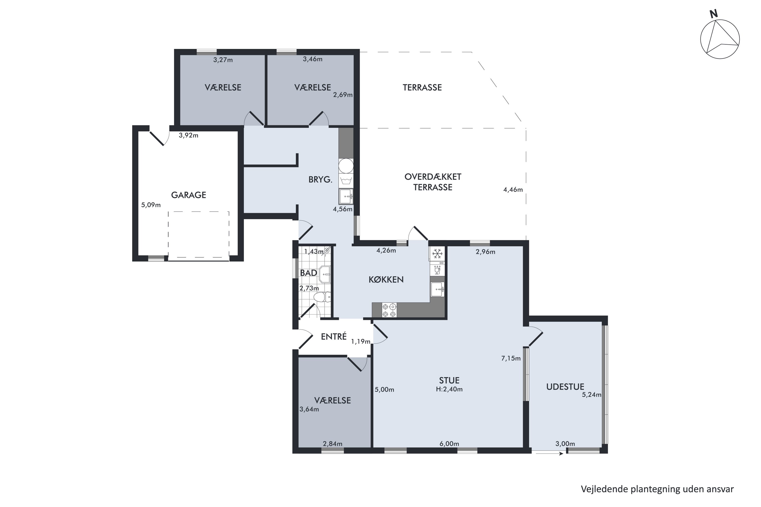 Plantegninger billede af Vestergade 36, 8444 Balle
