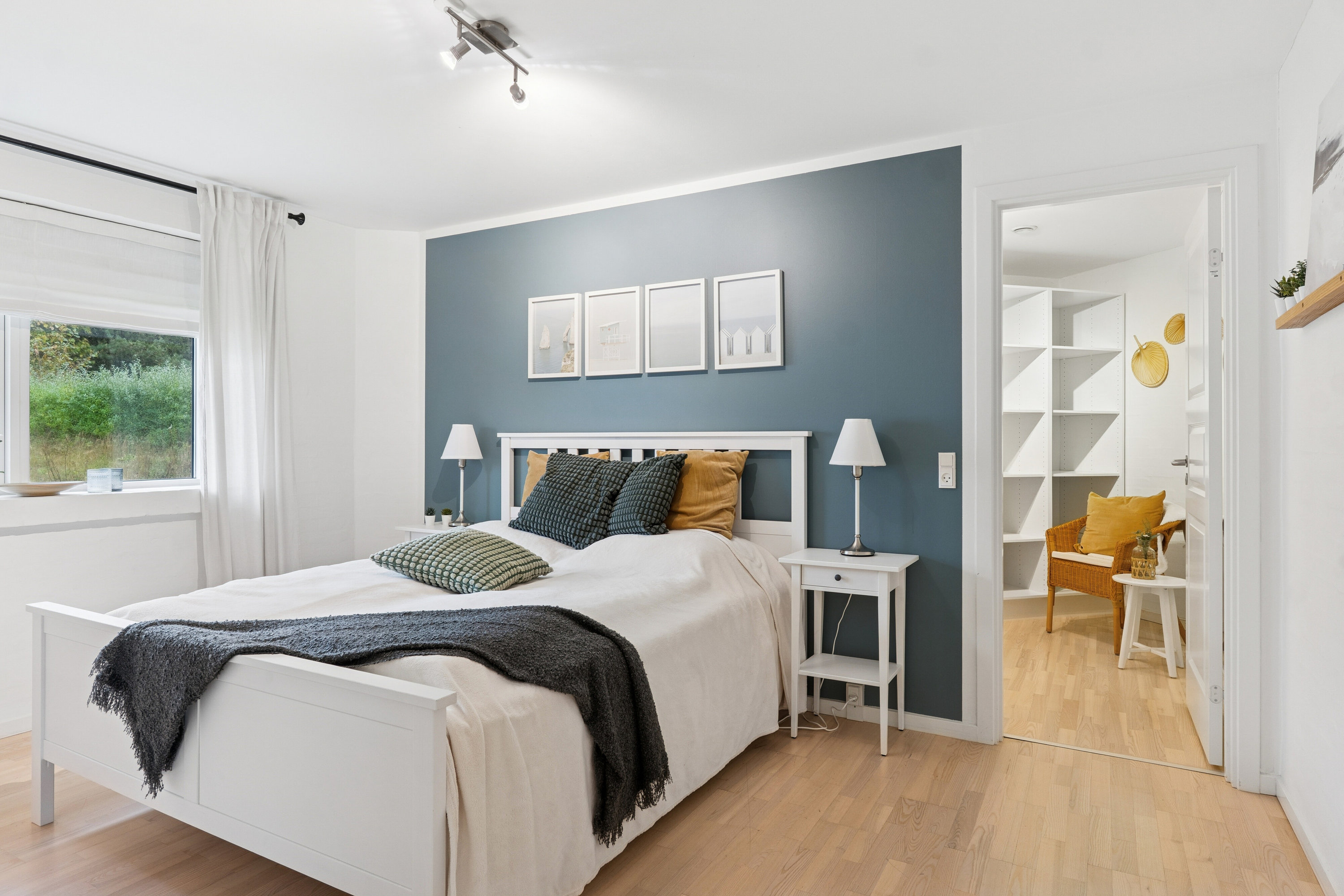 Fremhævet soveværelse billede i fuldskærmstilstand. Billede af Teglgårdshaven 8, 9870 Sindal