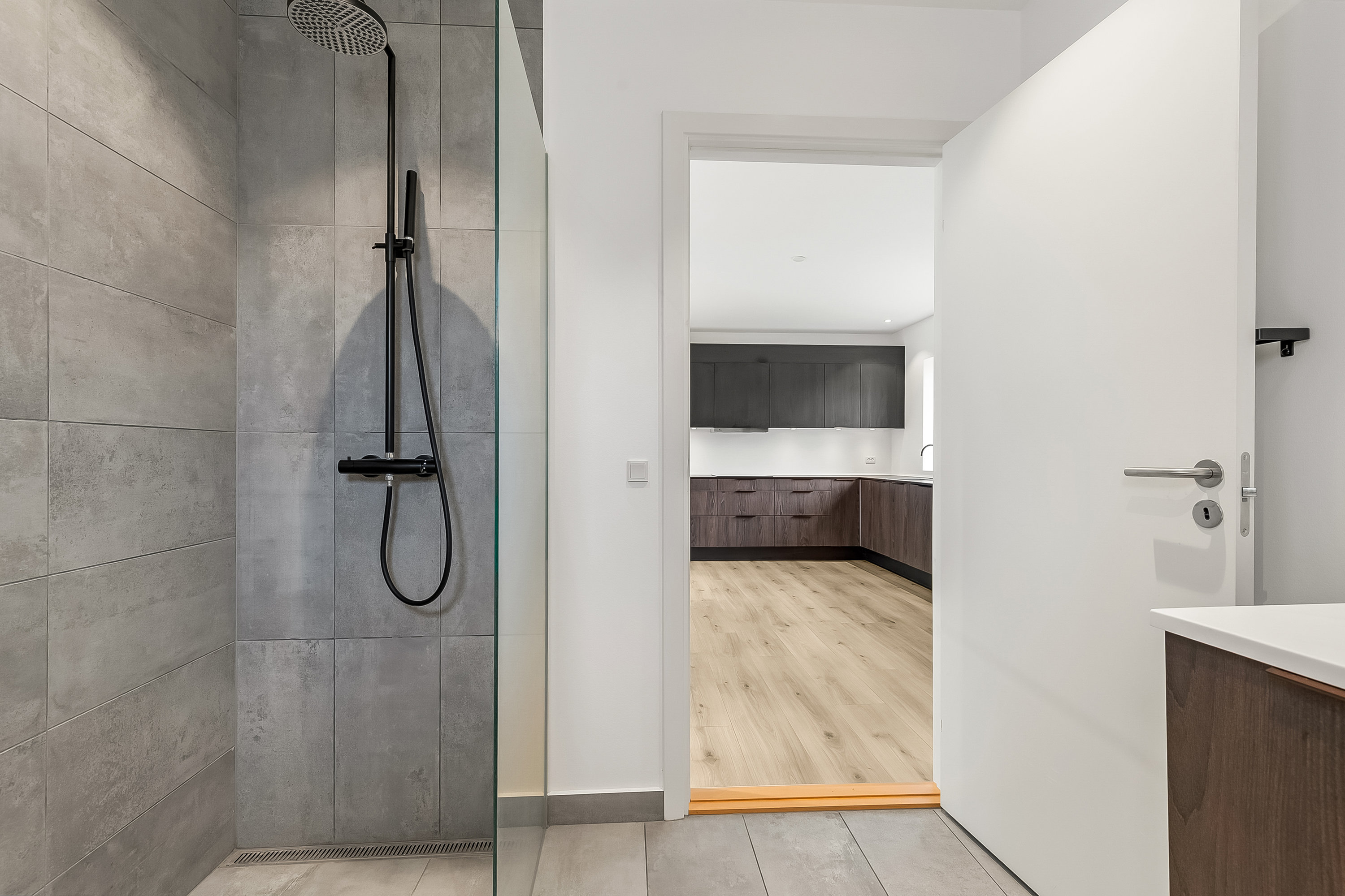 Fremhævet badeværelse billede i fuldskærmstilstand. Billede af Ibæk Strandvej 28C, 7100 Vejle