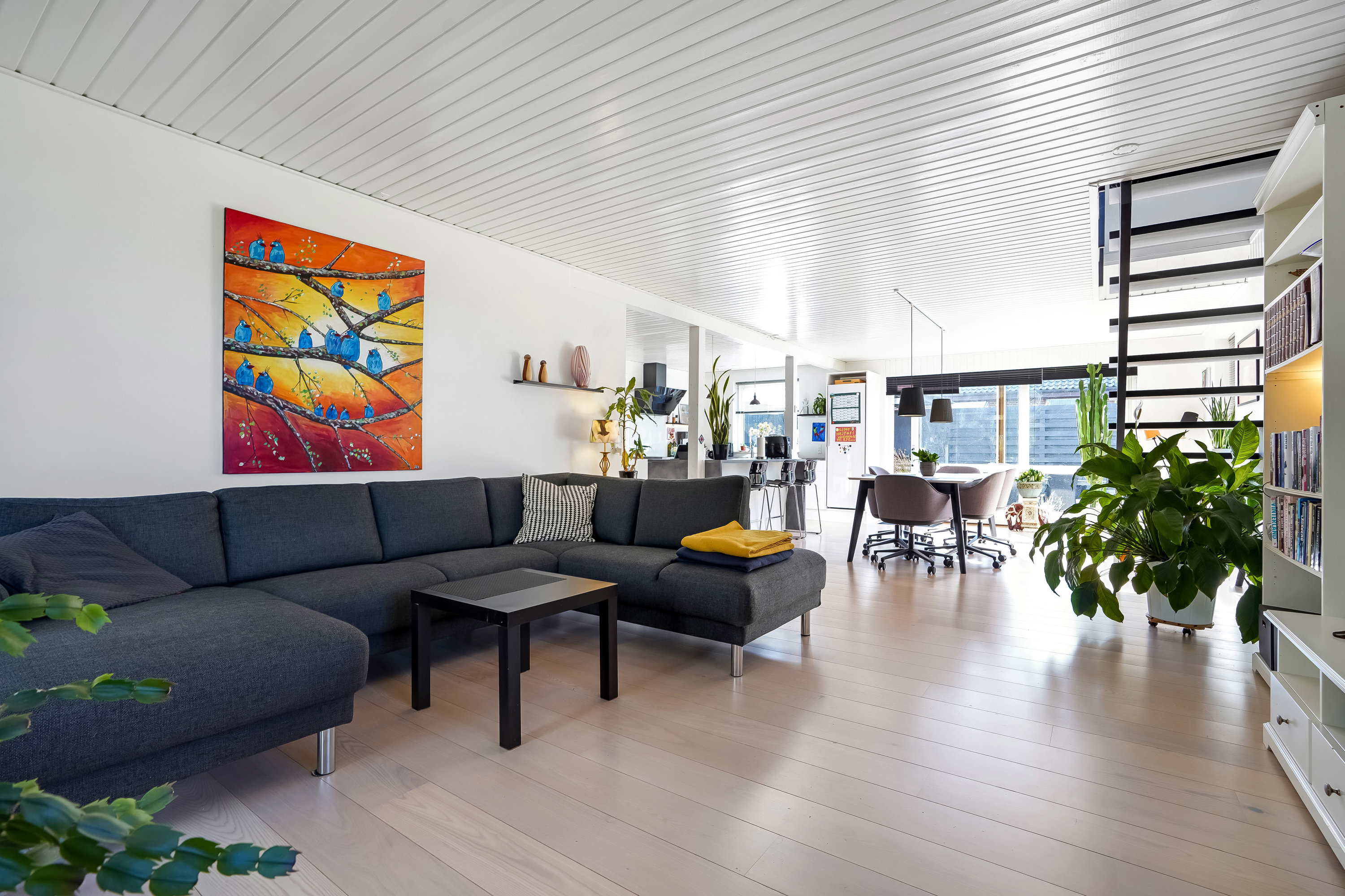 Fremhævet stue billede i fuldskærmstilstand. Billede af Østerled 4, 8740 Brædstrup