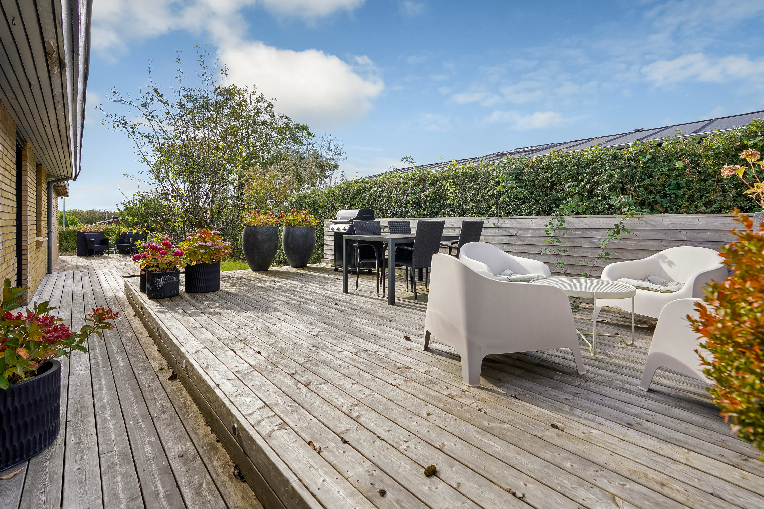 Fremhævet terrasse billede i fuldskærmstilstand. Billede af Spurvevej 3, 5500 Middelfart