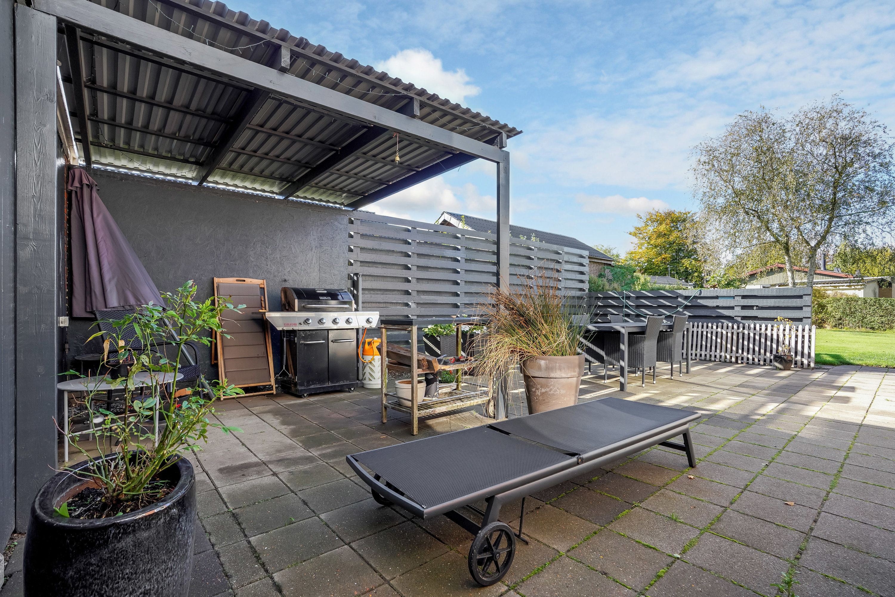 Fremhævet terrasse billede i fuldskærmstilstand. Billede af Østerled 4, 8740 Brædstrup