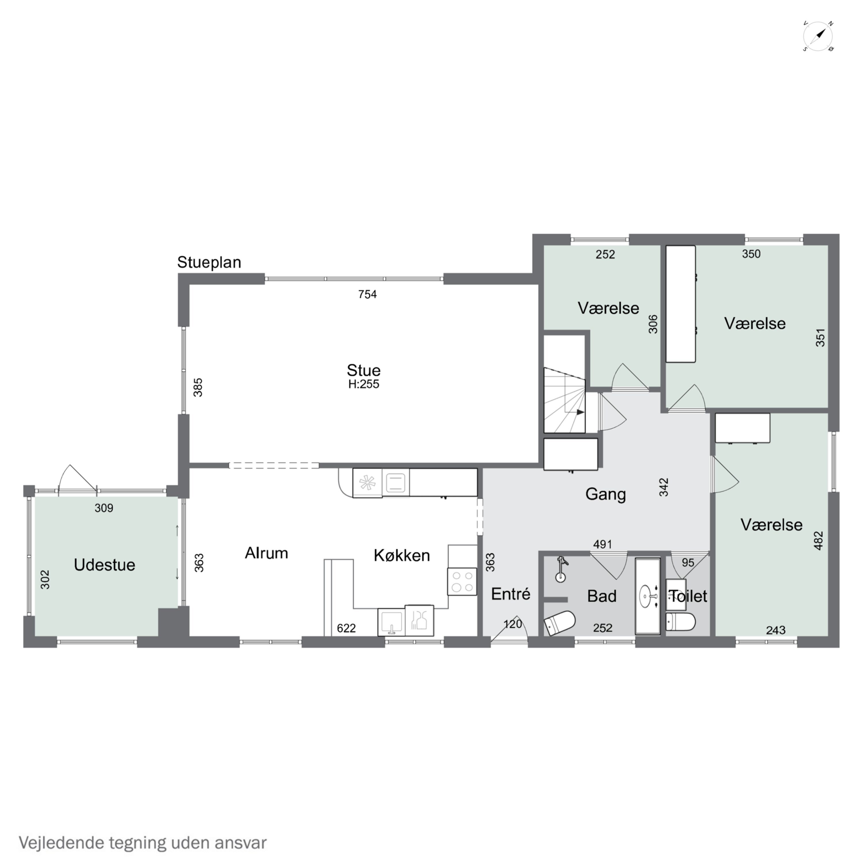 Plantegninger billede af Gl. Feggesundvej 6, 7742 Vesløs