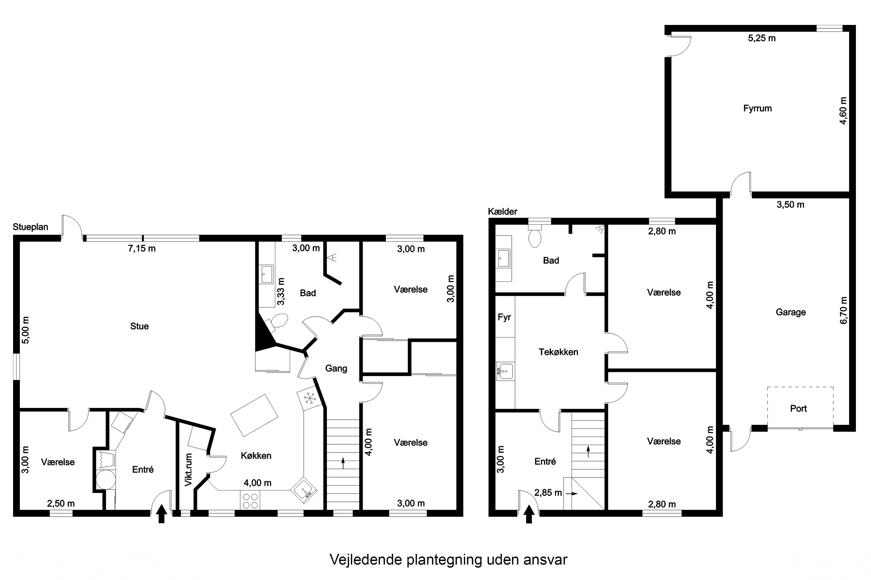 Plantegninger billede af Refshaven 3, 7321 Gadbjerg