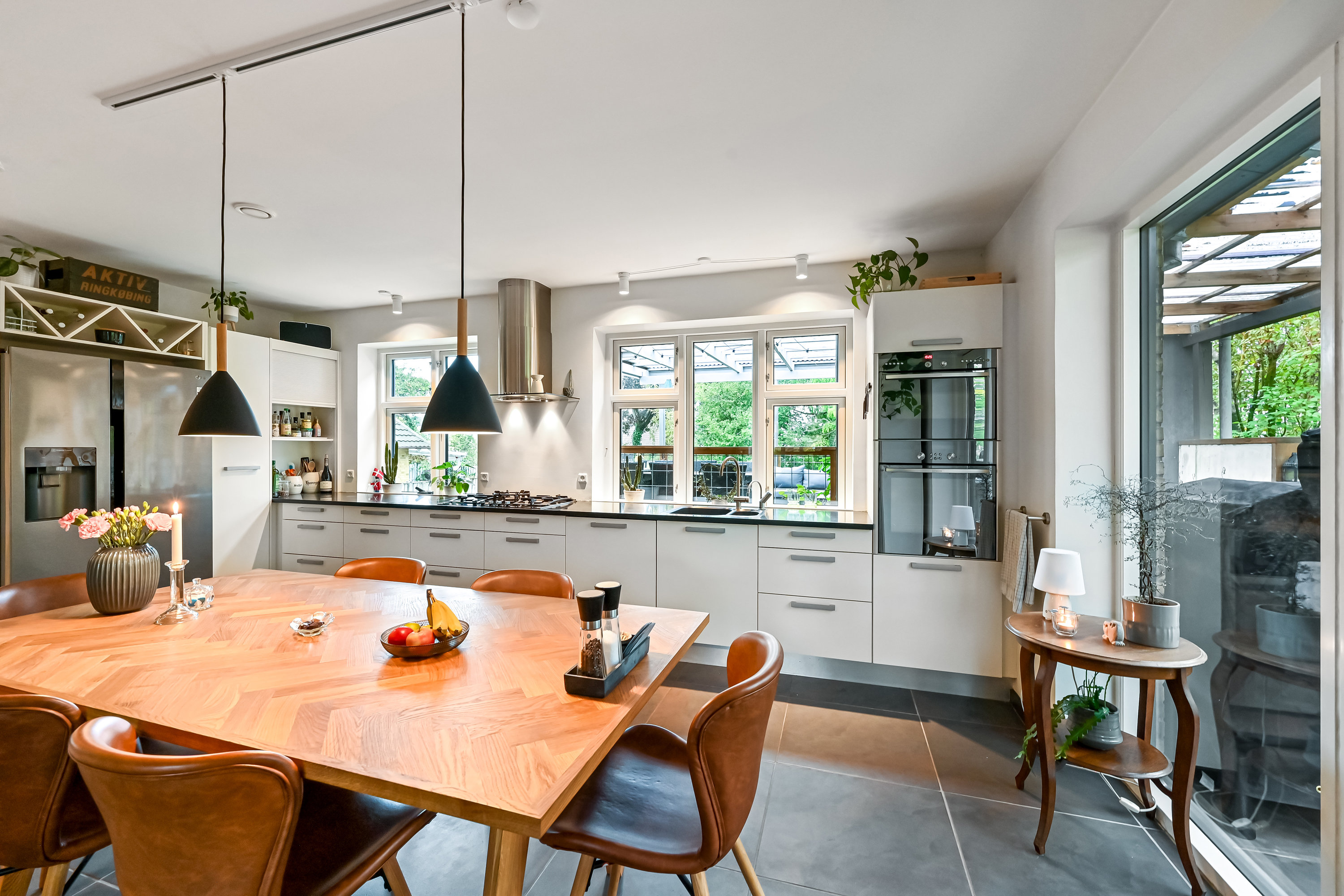 Fremhævet køkken alrum billede i fuldskærmstilstand. Billede af Gl. Landevej 48, 7400 Herning