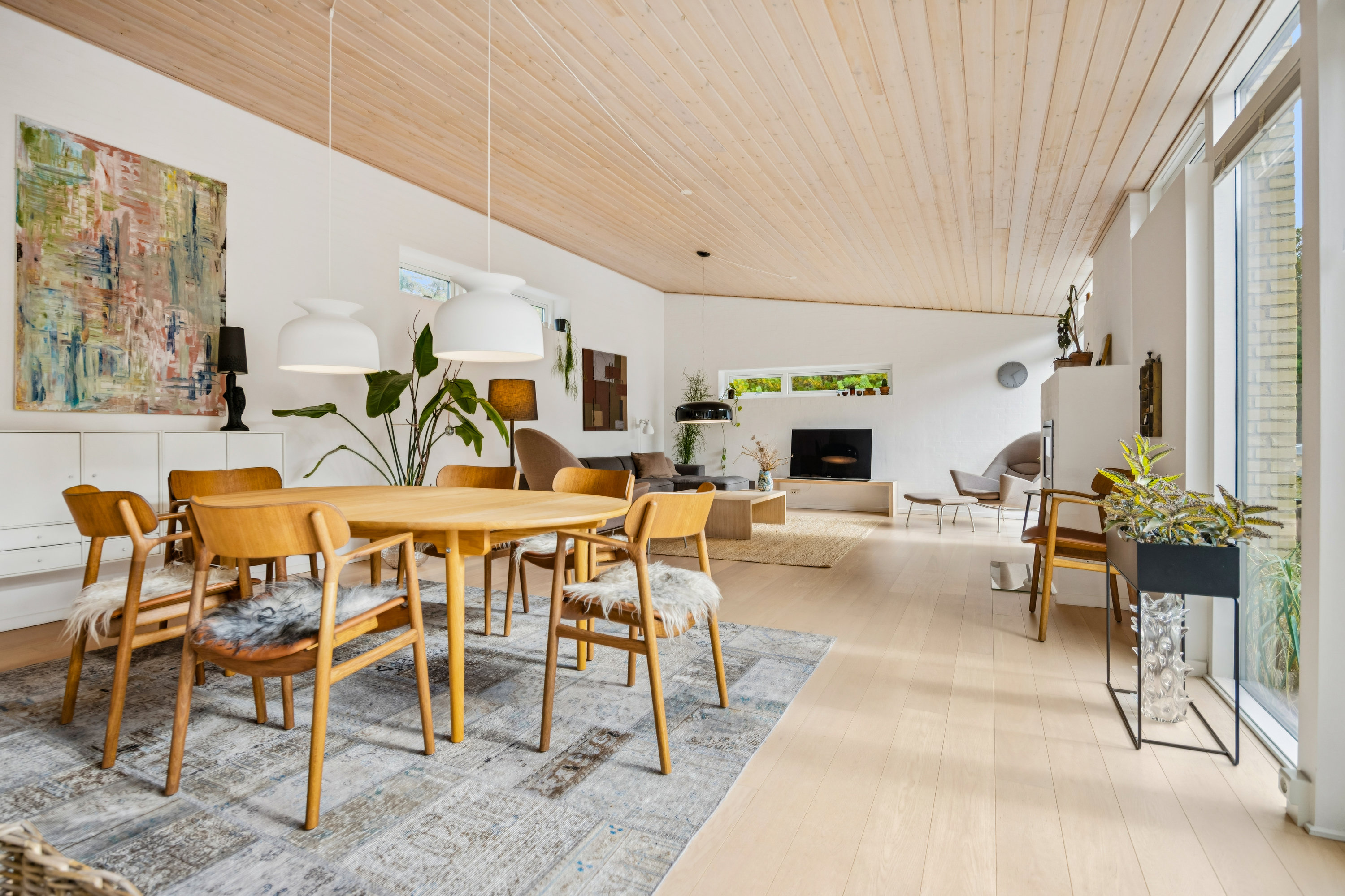 Fremhævet stue billede i fuldskærmstilstand. Billede af Klitheden Syd 16, Hune, 9492 Blokhus