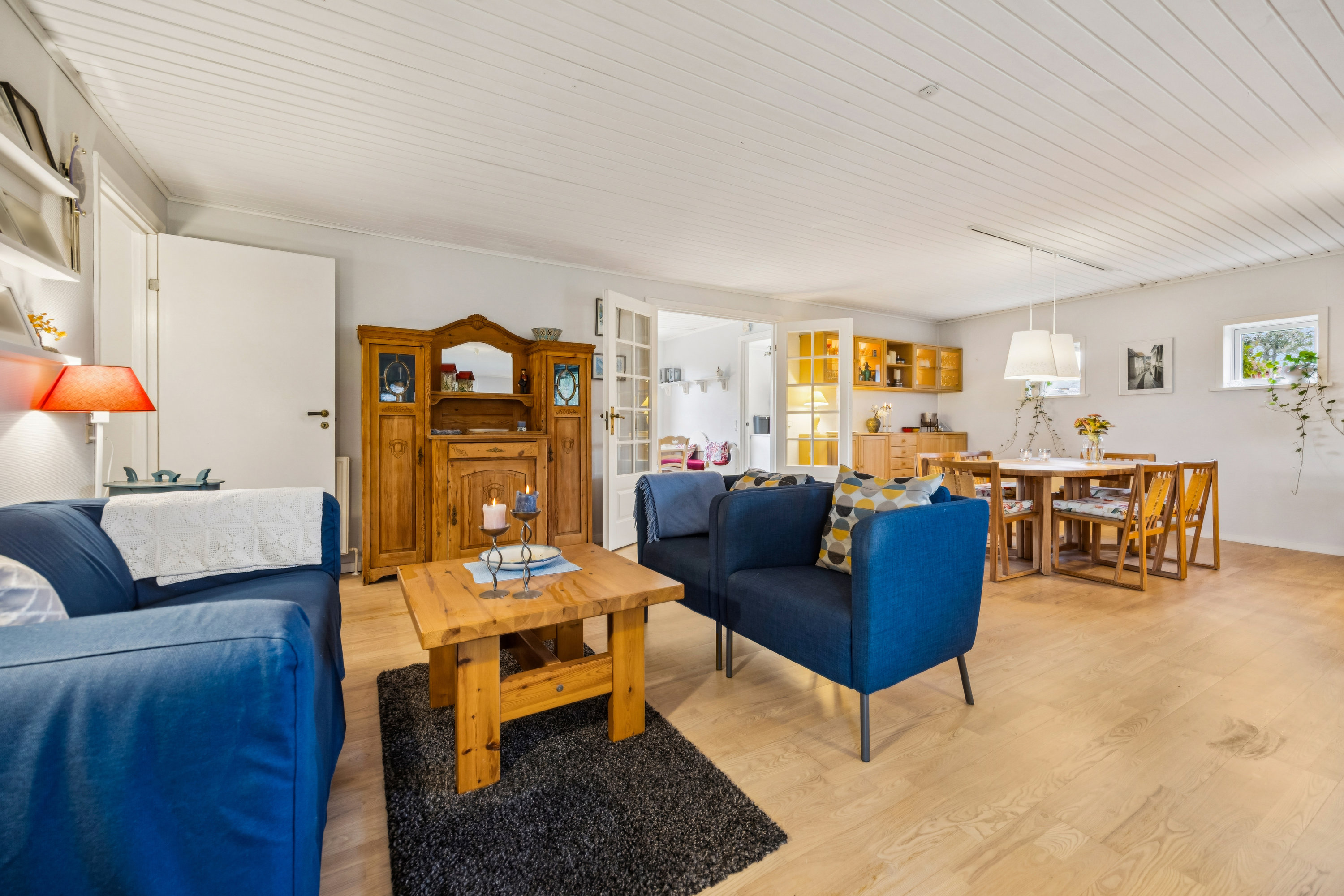 Fremhævet stue billede i fuldskærmstilstand. Billede af Blåbærvej 35, 9440 Aabybro