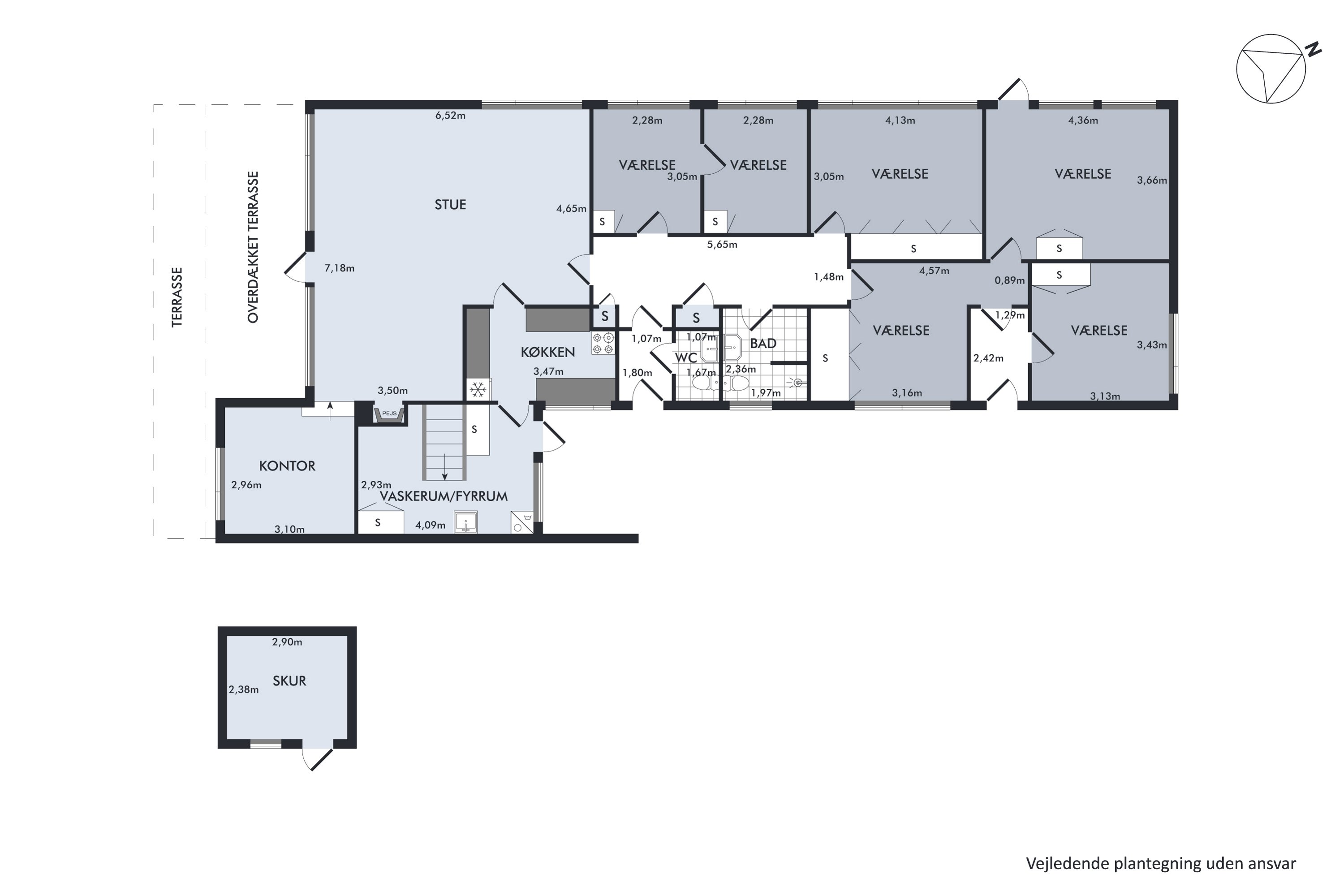 Plantegninger billede af Østerhegn 47, 2880 Bagsværd