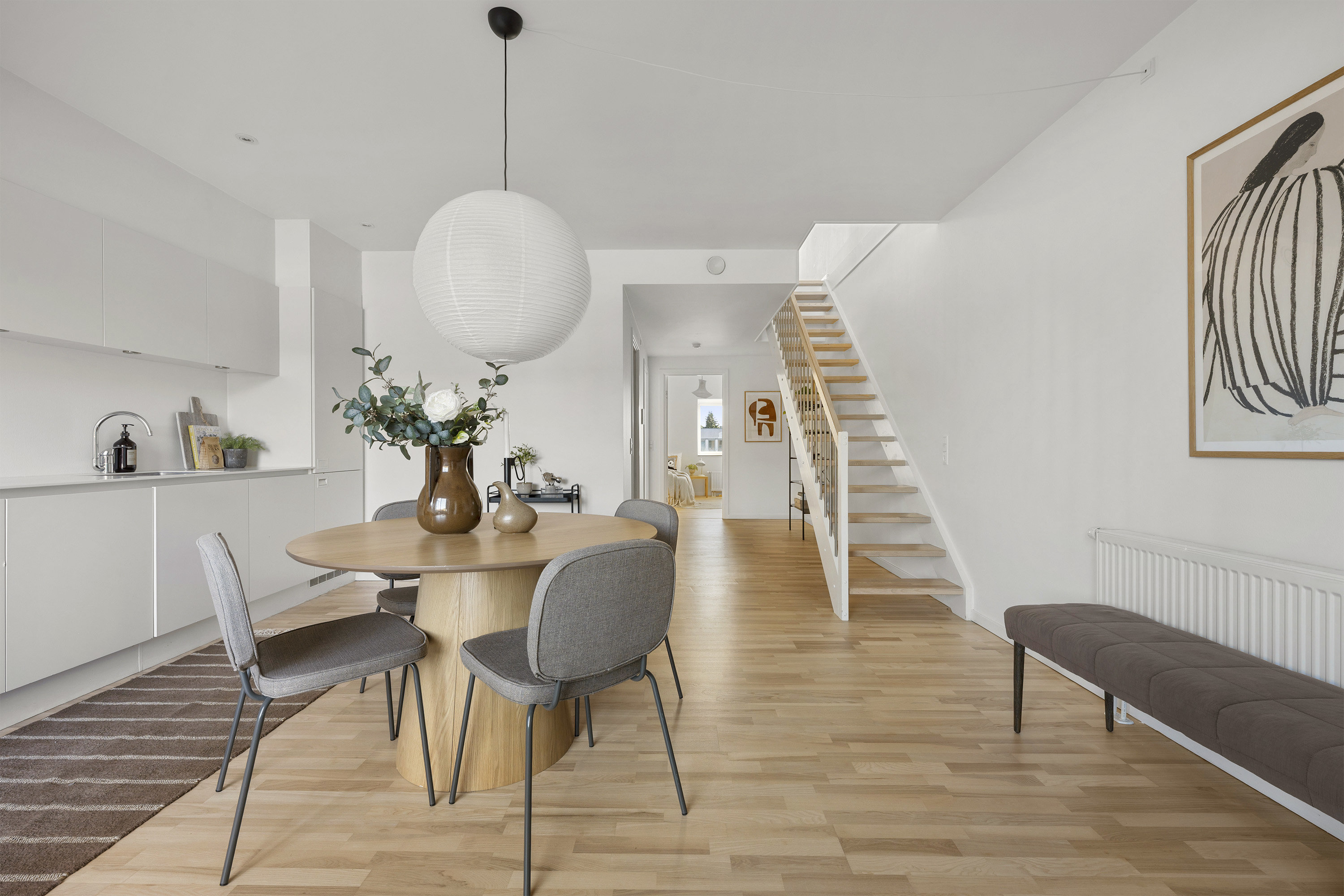 Fremhævet spisestue billede i fuldskærmstilstand. Billede af Ahornvej 1F, 1. 11., 2970 Hørsholm