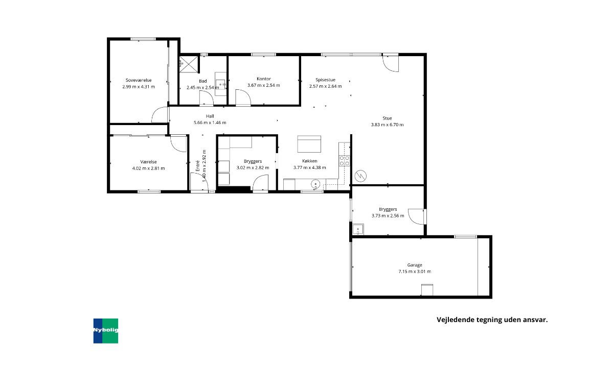 Plantegninger billede af Aarø 36, 6100 Haderslev