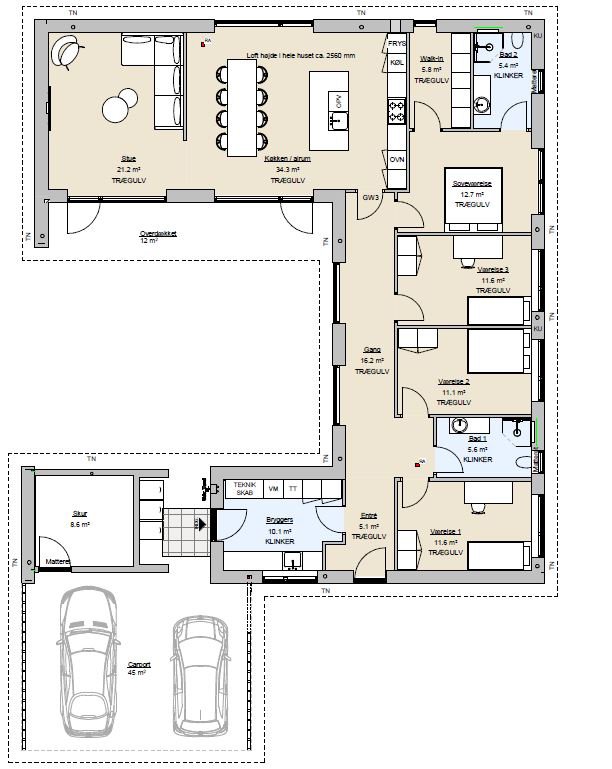Plantegninger billede af Råbukken 23, Halgårde, 7500 Holstebro