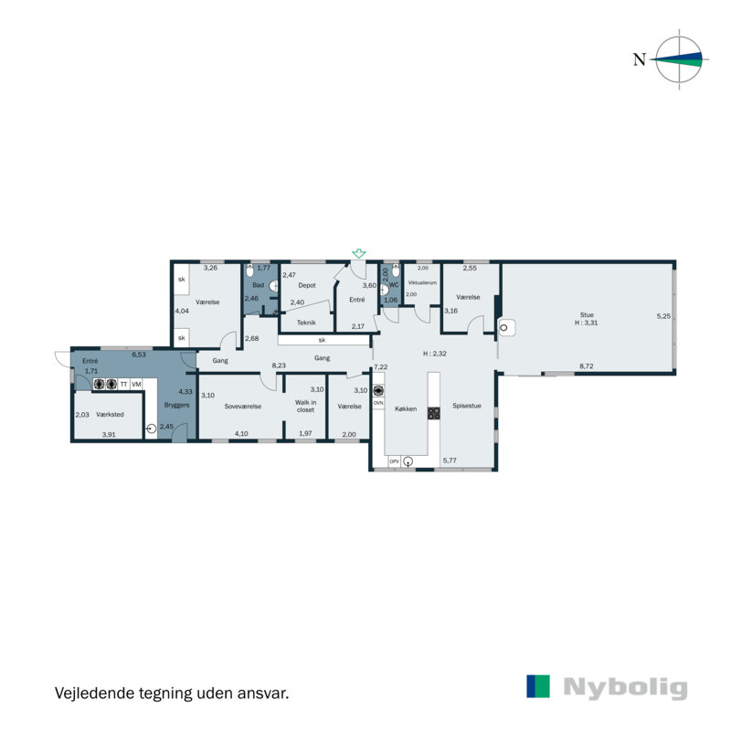 Plantegninger billede af Kystvej 13, 7130 Juelsminde