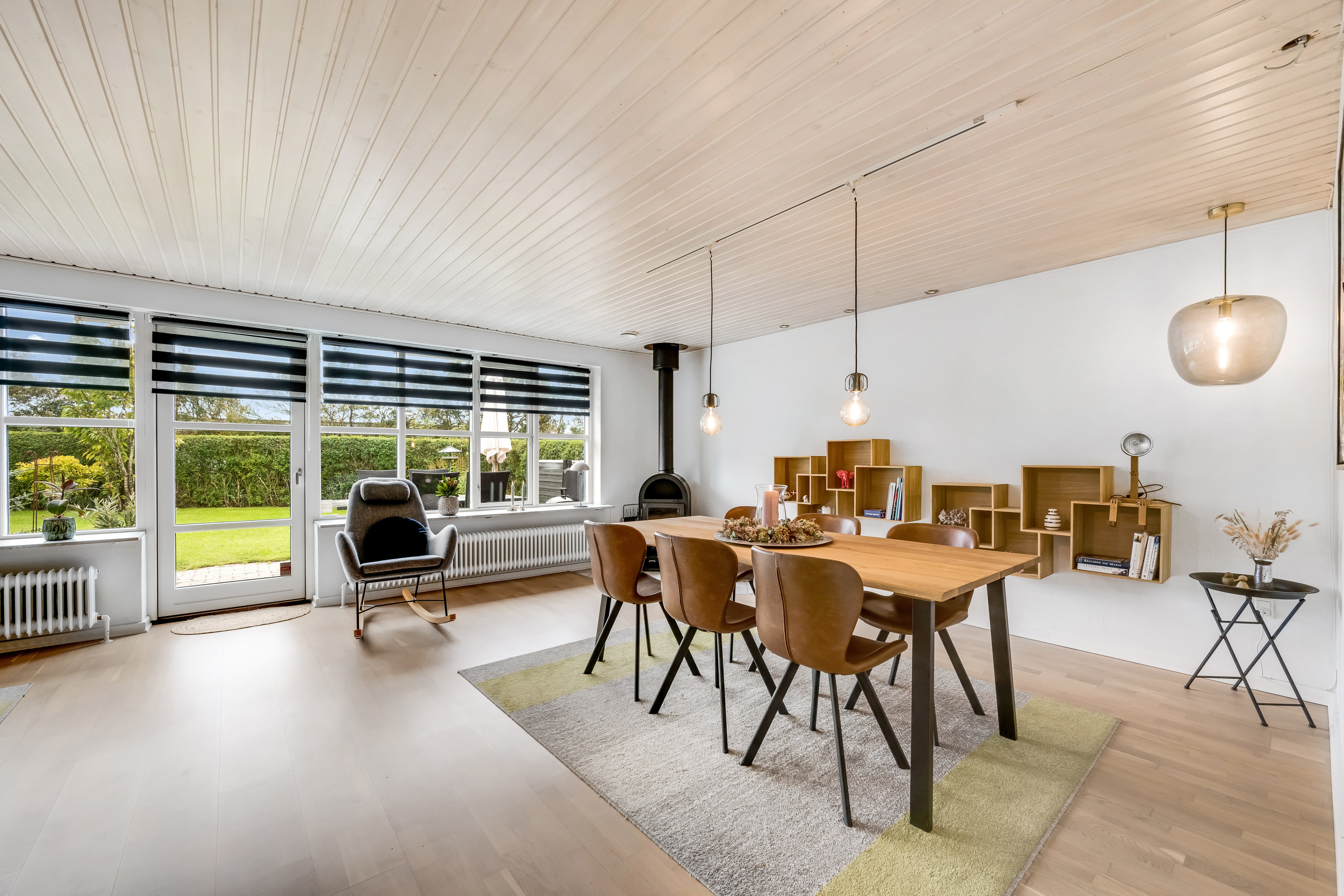 Fremhævet stue billede i fuldskærmstilstand. Billede af Østerdige 21, 6950 Ringkøbing