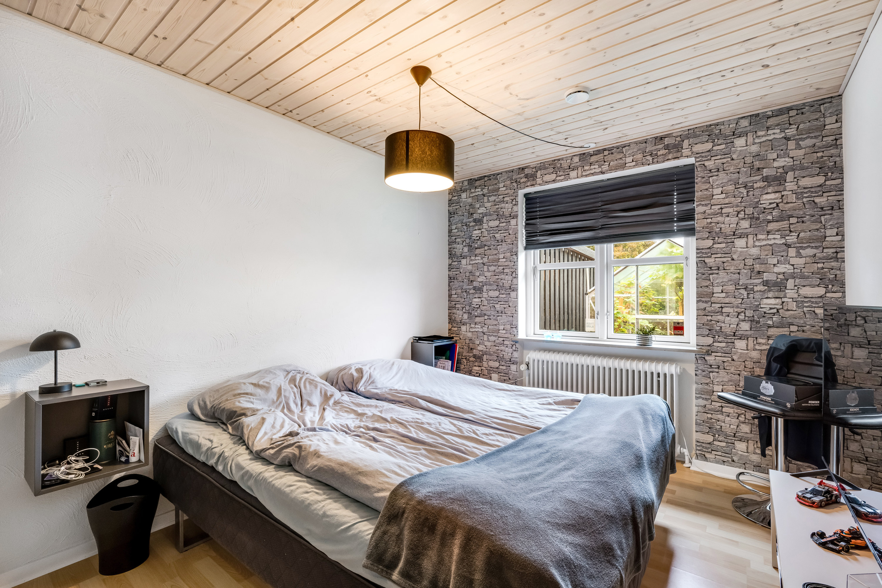 Fremhævet soveværelse billede i fuldskærmstilstand. Billede af Østerdige 21, 6950 Ringkøbing