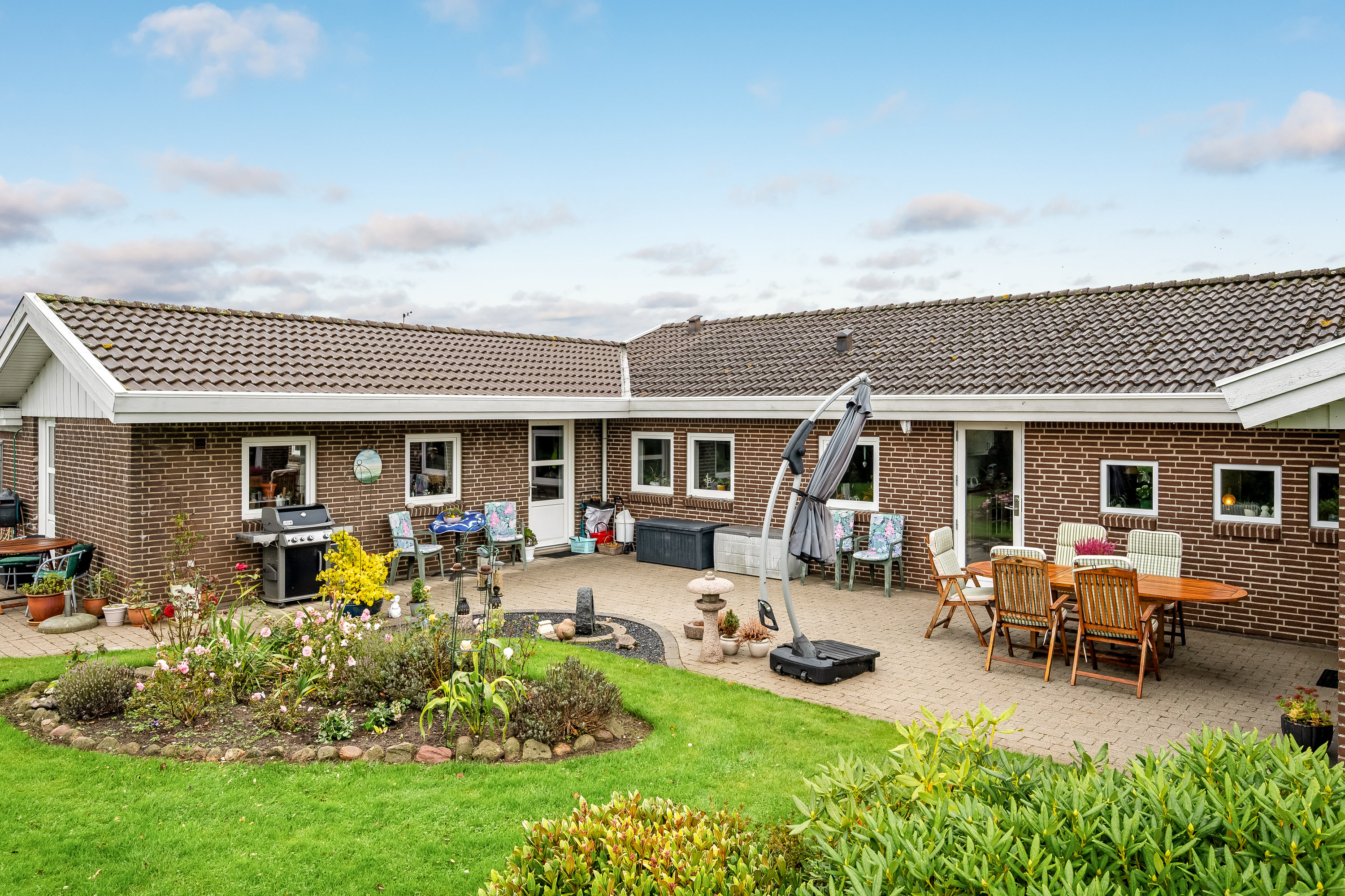 Fremhævet terrasse billede i fuldskærmstilstand. Billede af Kildetoften 26, 6780 Skærbæk