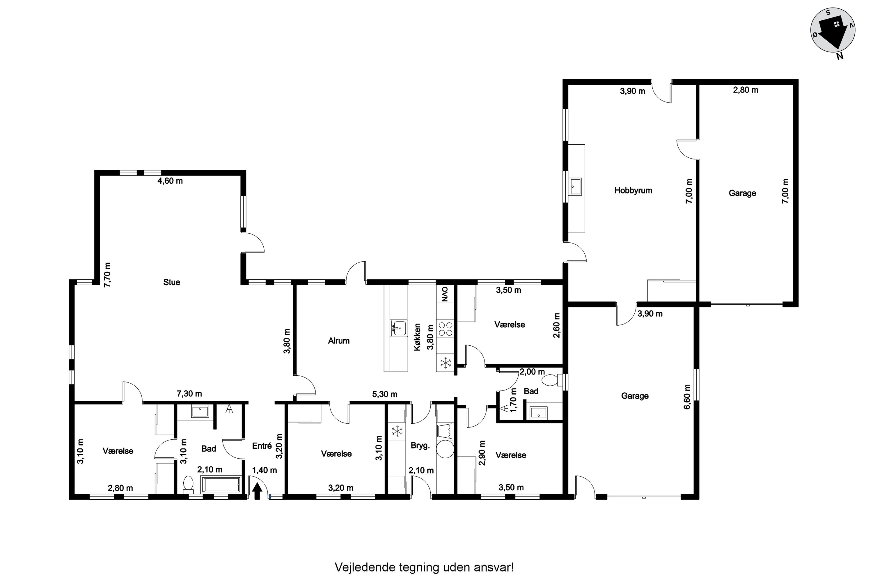 Plantegninger billede af Kildetoften 26, 6780 Skærbæk