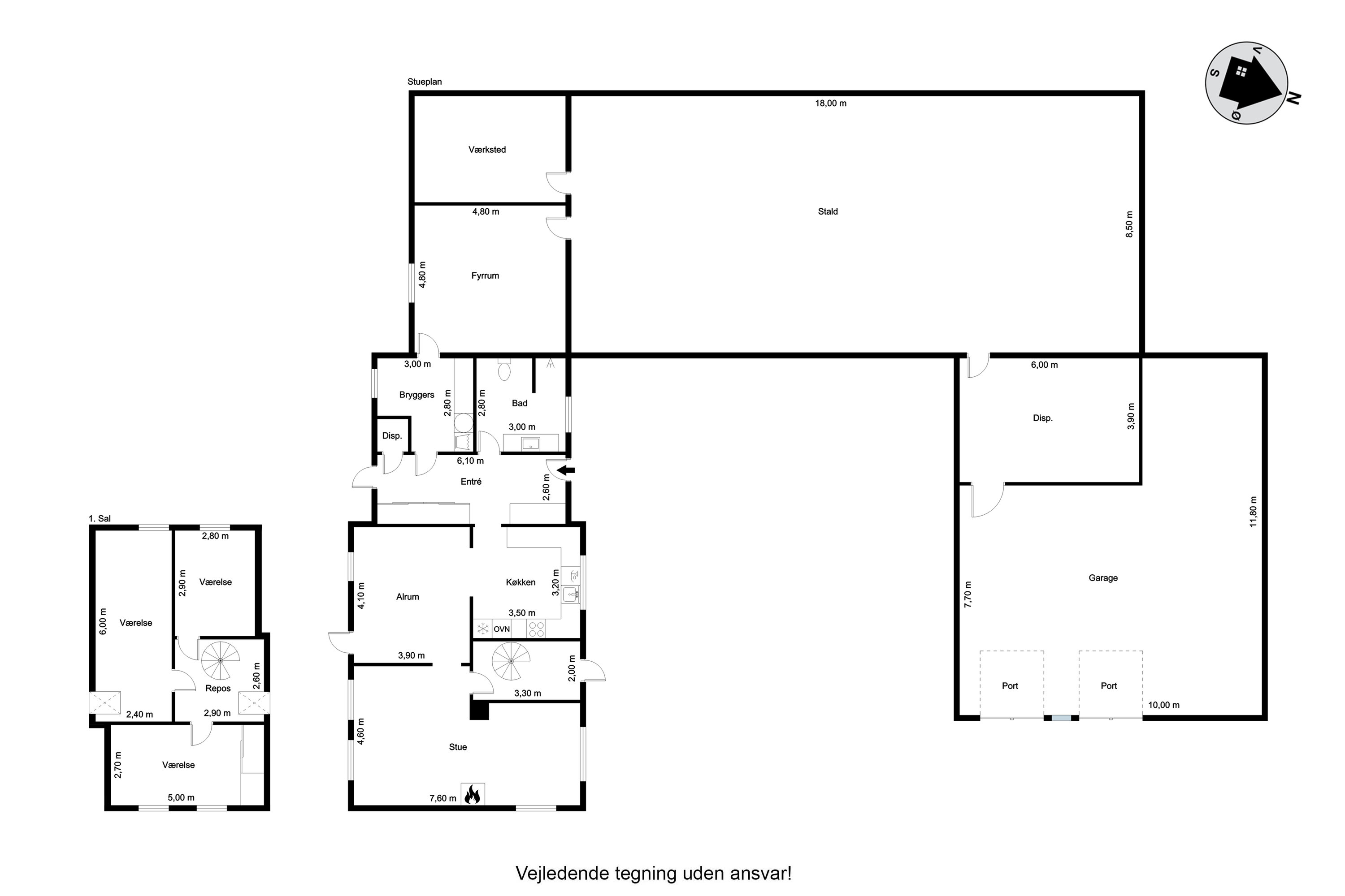 Plantegninger billede af Assetvej 15, Asset, 6240 Løgumkloster