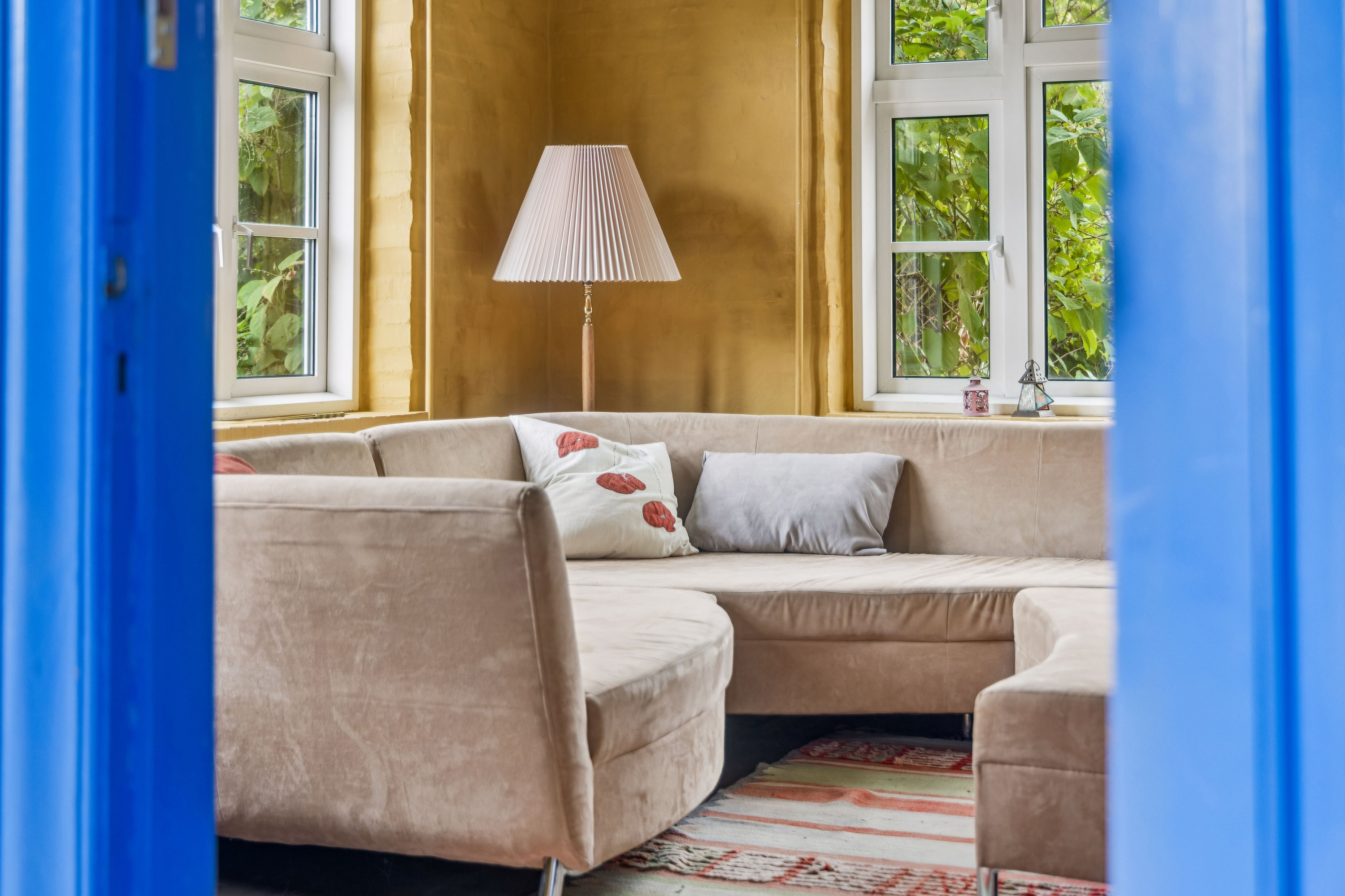 Fremhævet stue billede i fuldskærmstilstand. Billede af Fredensdal 55, 9460 Brovst