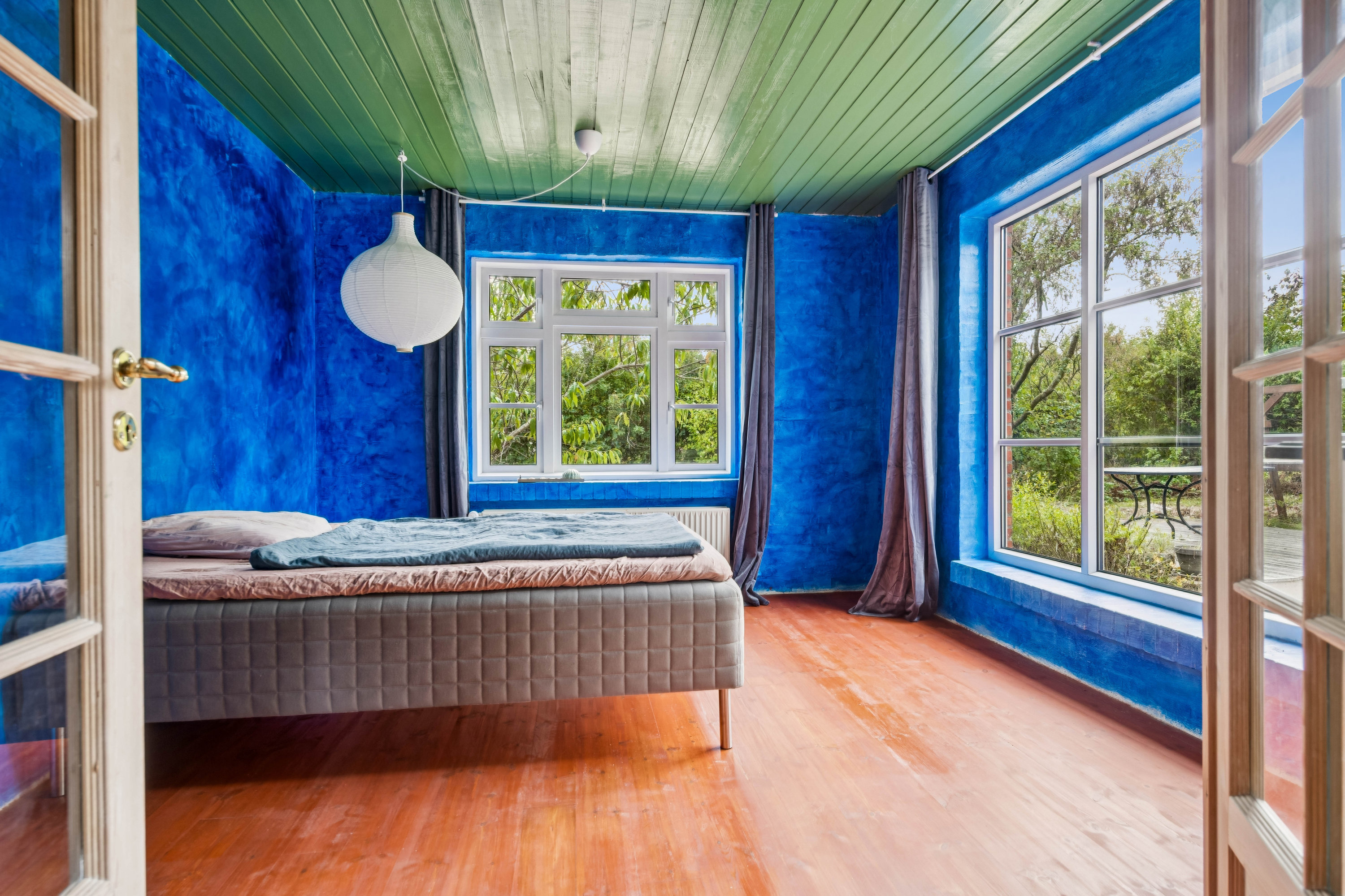 Fremhævet soveværelse billede i fuldskærmstilstand. Billede af Fredensdal 55, 9460 Brovst