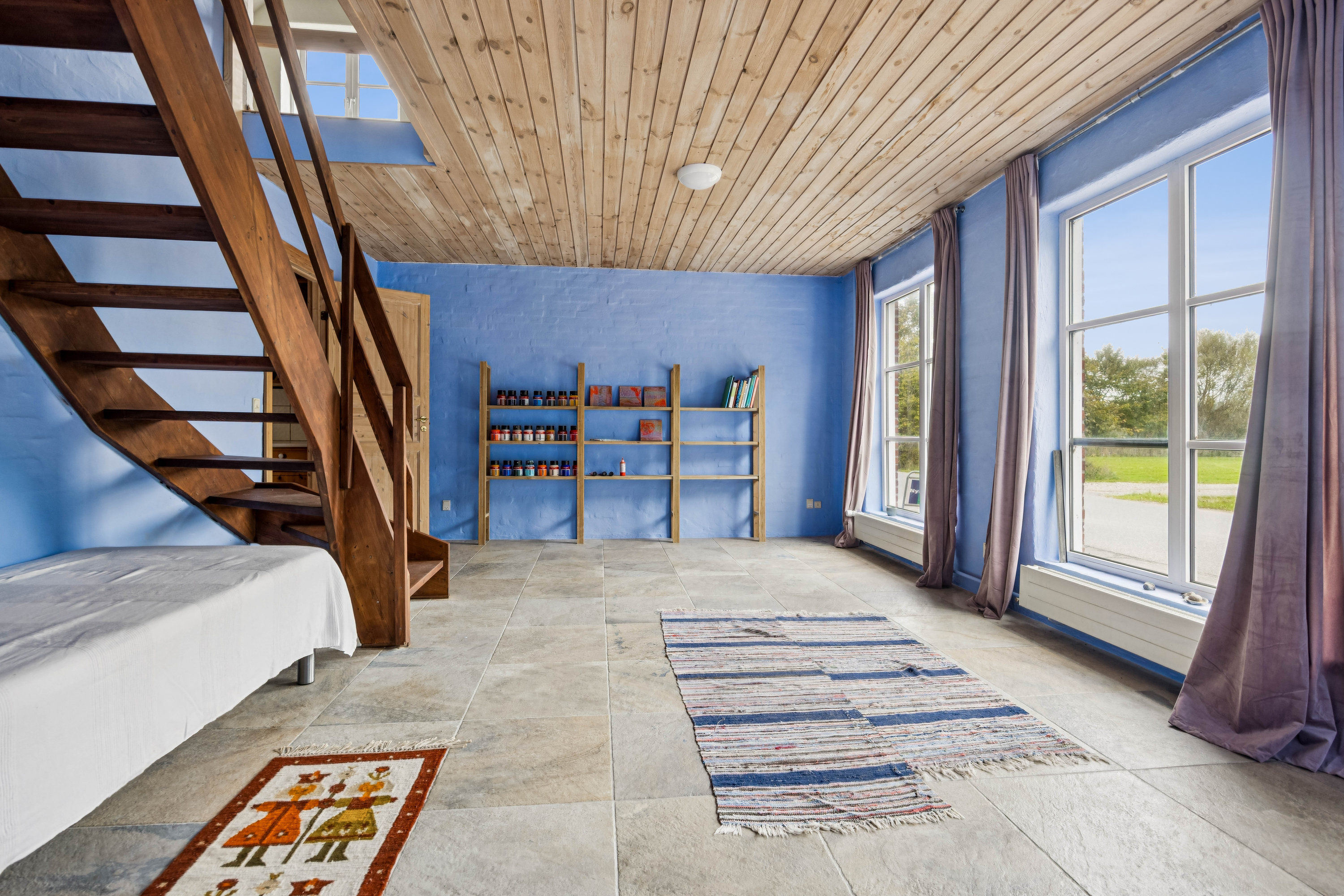 Fremhævet stue billede i fuldskærmstilstand. Billede af Fredensdal 55, 9460 Brovst