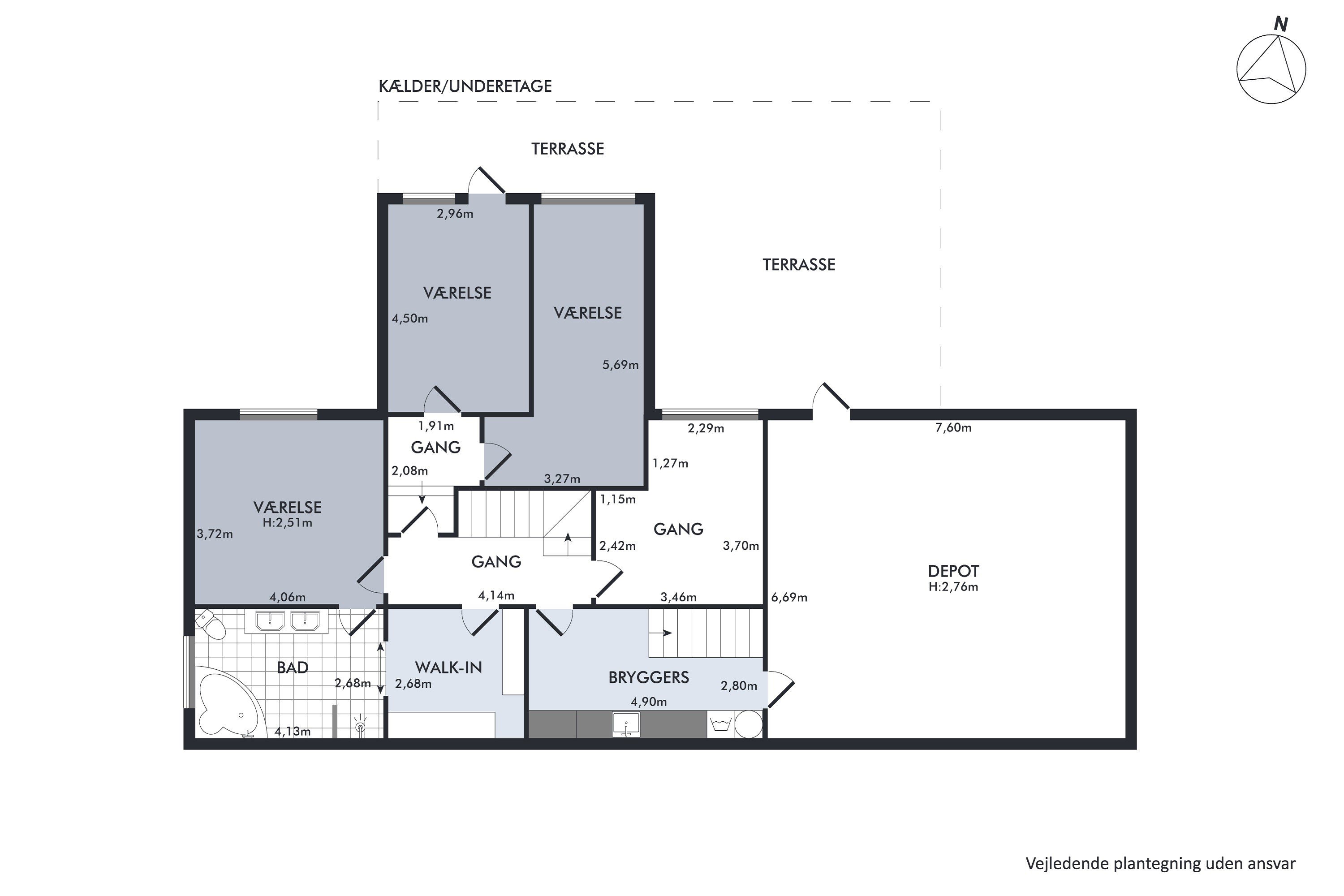Plantegninger billede af Over Fussingvej 48, Over Fussing, 8920 Randers NV