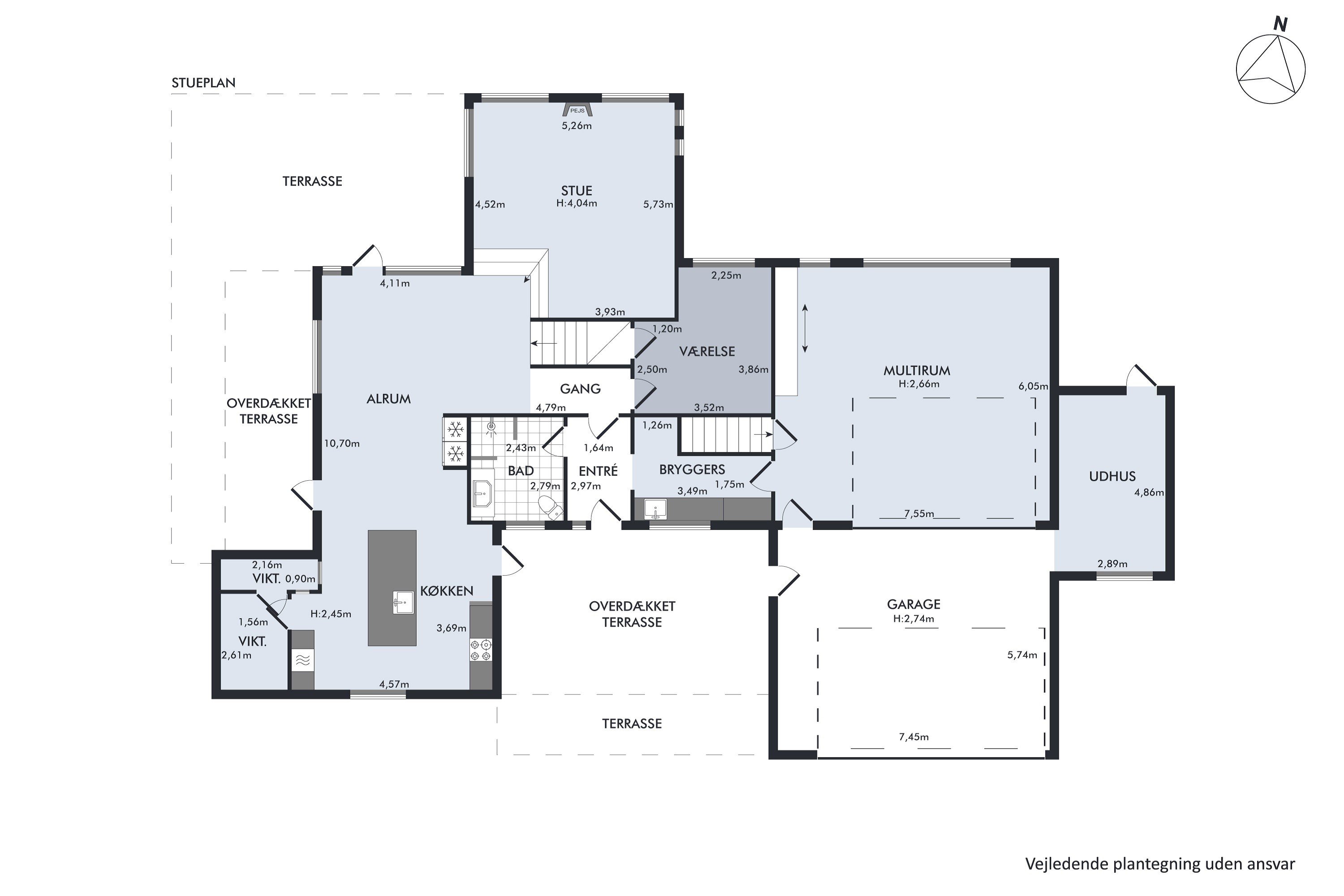 Plantegninger billede af Over Fussingvej 48, Over Fussing, 8920 Randers NV