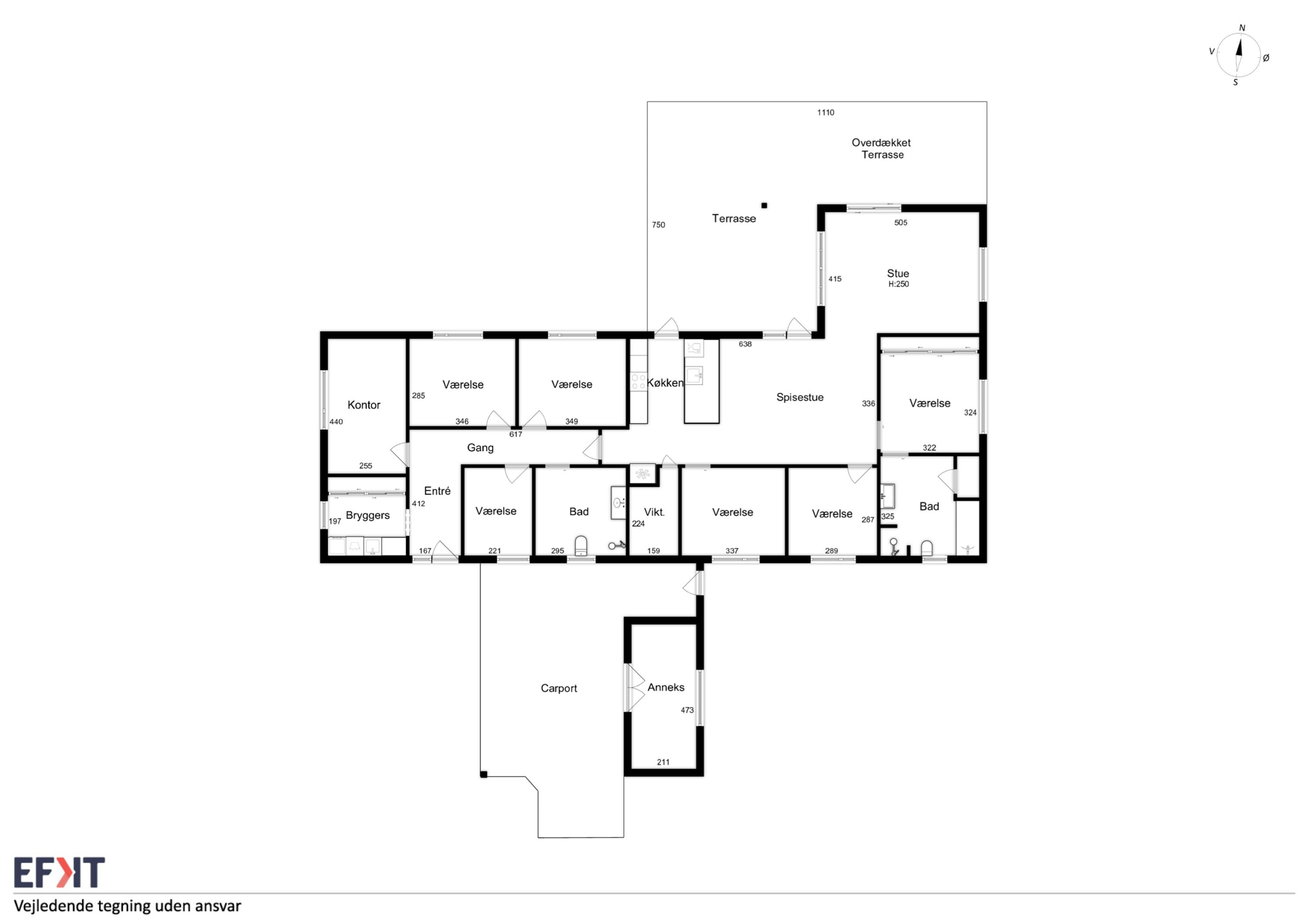 Plantegninger billede af Købmandsgade 8, Borbjerg, 7500 Holstebro