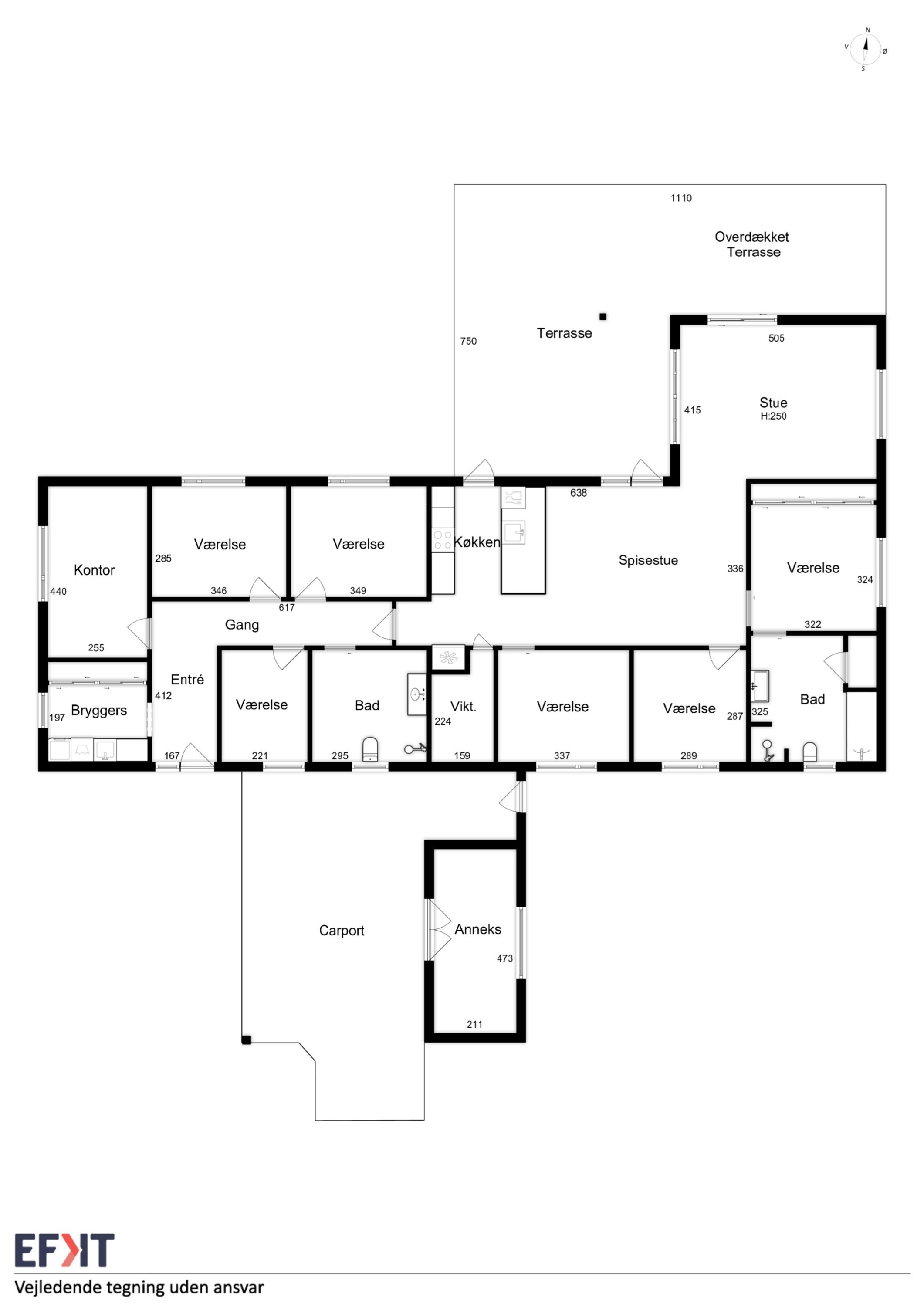Plantegninger billede af Købmandsgade 8, Borbjerg, 7500 Holstebro