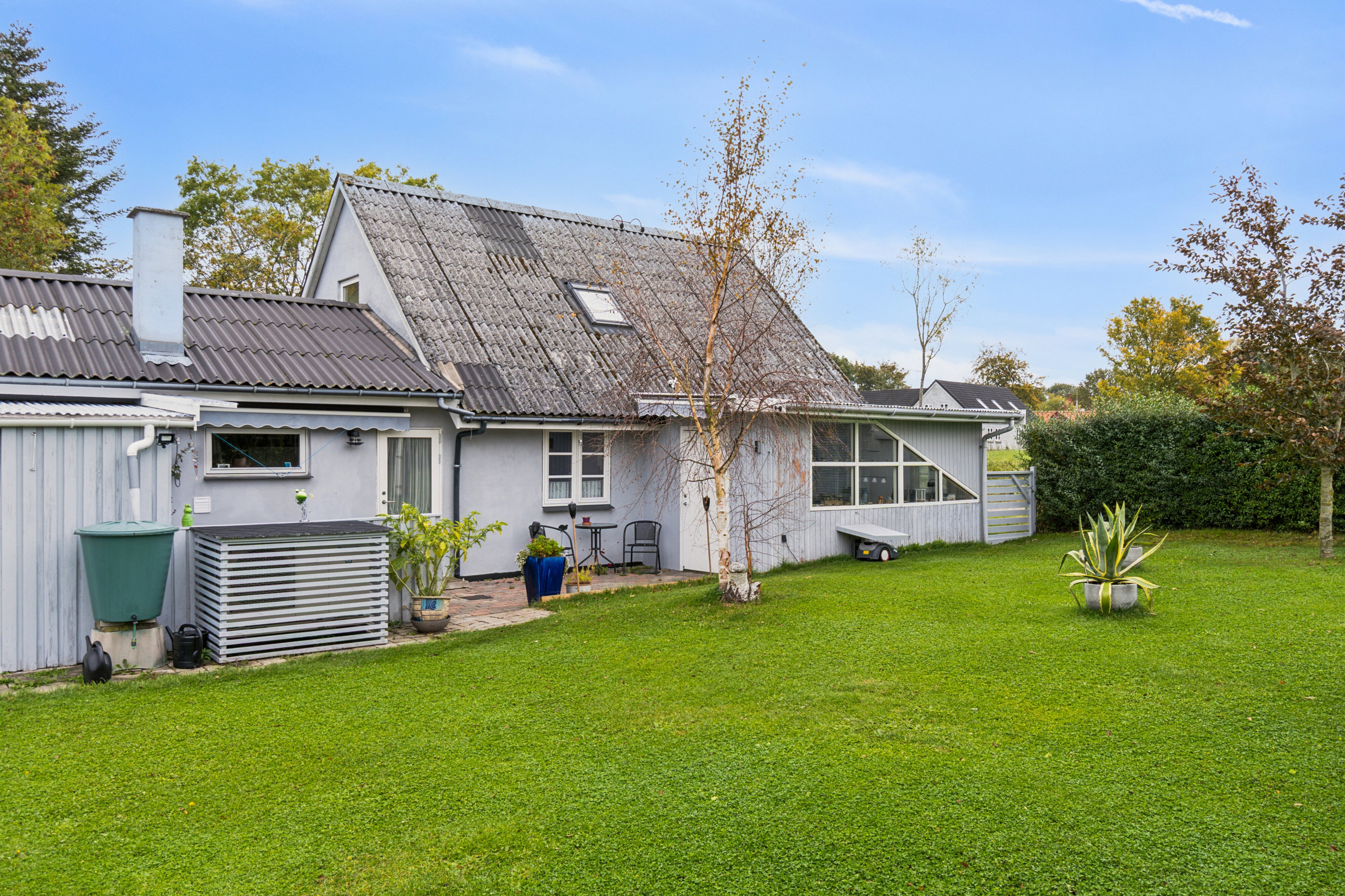 Fremhævet set fra haven billede i fuldskærmstilstand. Billede af Hyllestedvej 20, Hyllested, 4261 Dalmose