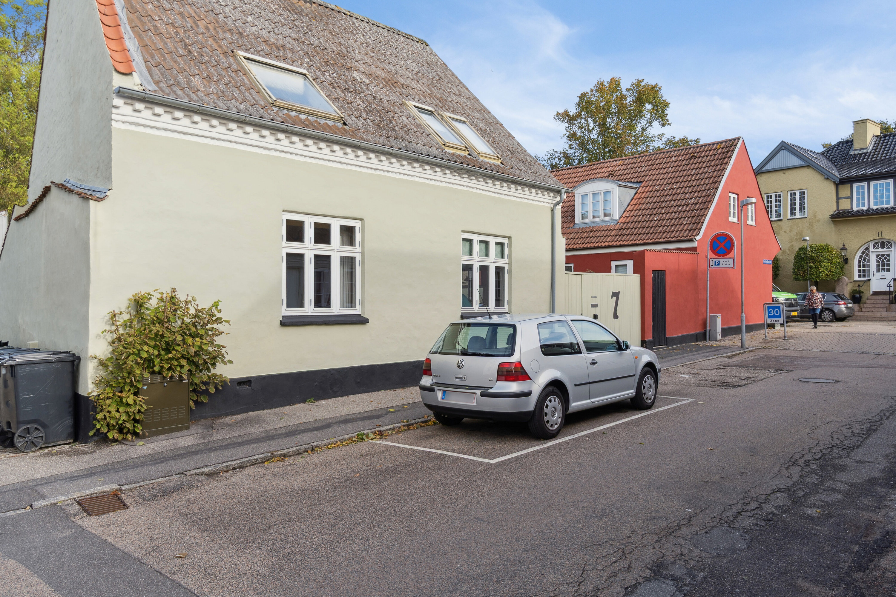 Fremhævet udendørs billede i fuldskærmstilstand. Billede af Hestemøllestræde 7, 4200 Slagelse