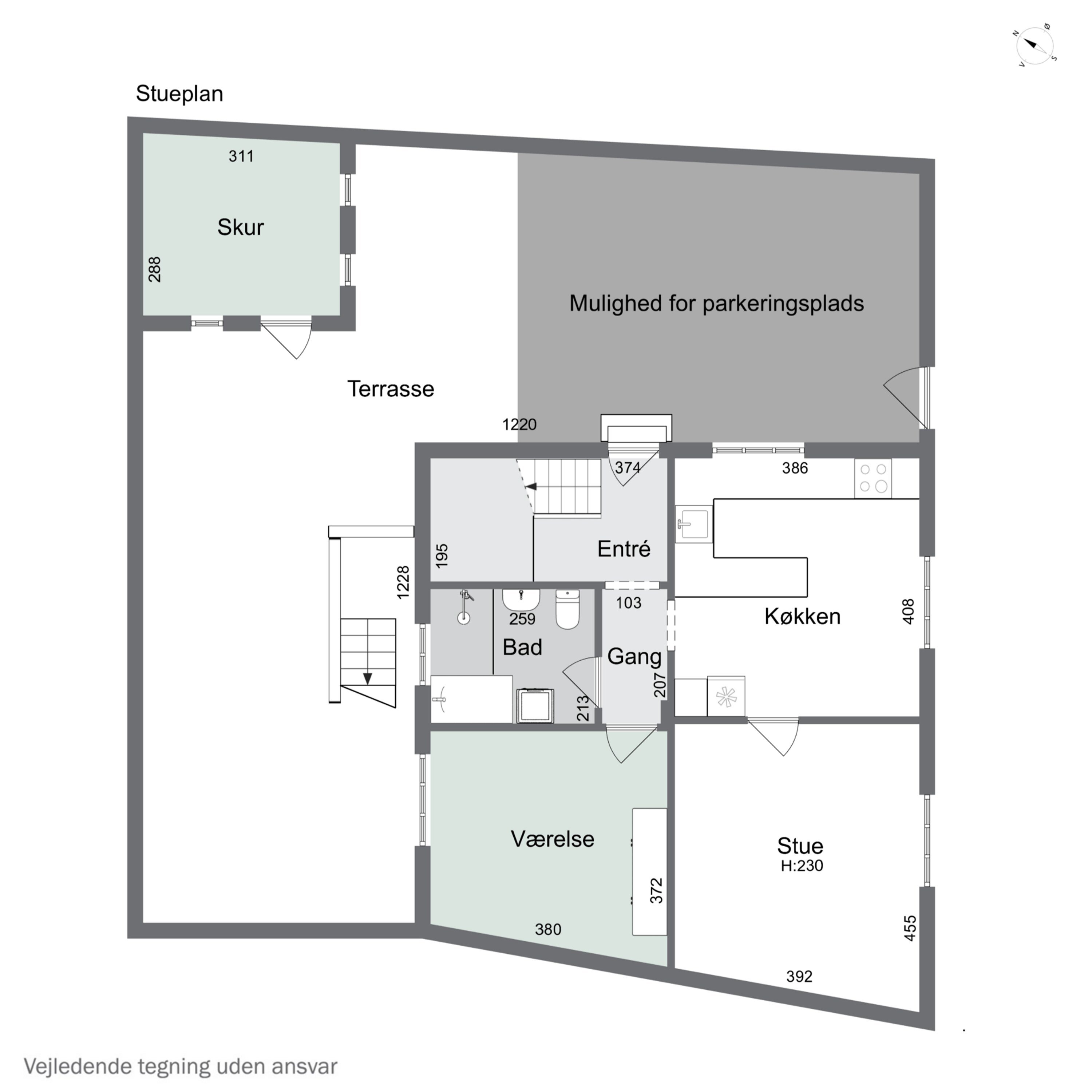 Plantegninger billede af Hestemøllestræde 7, 4200 Slagelse
