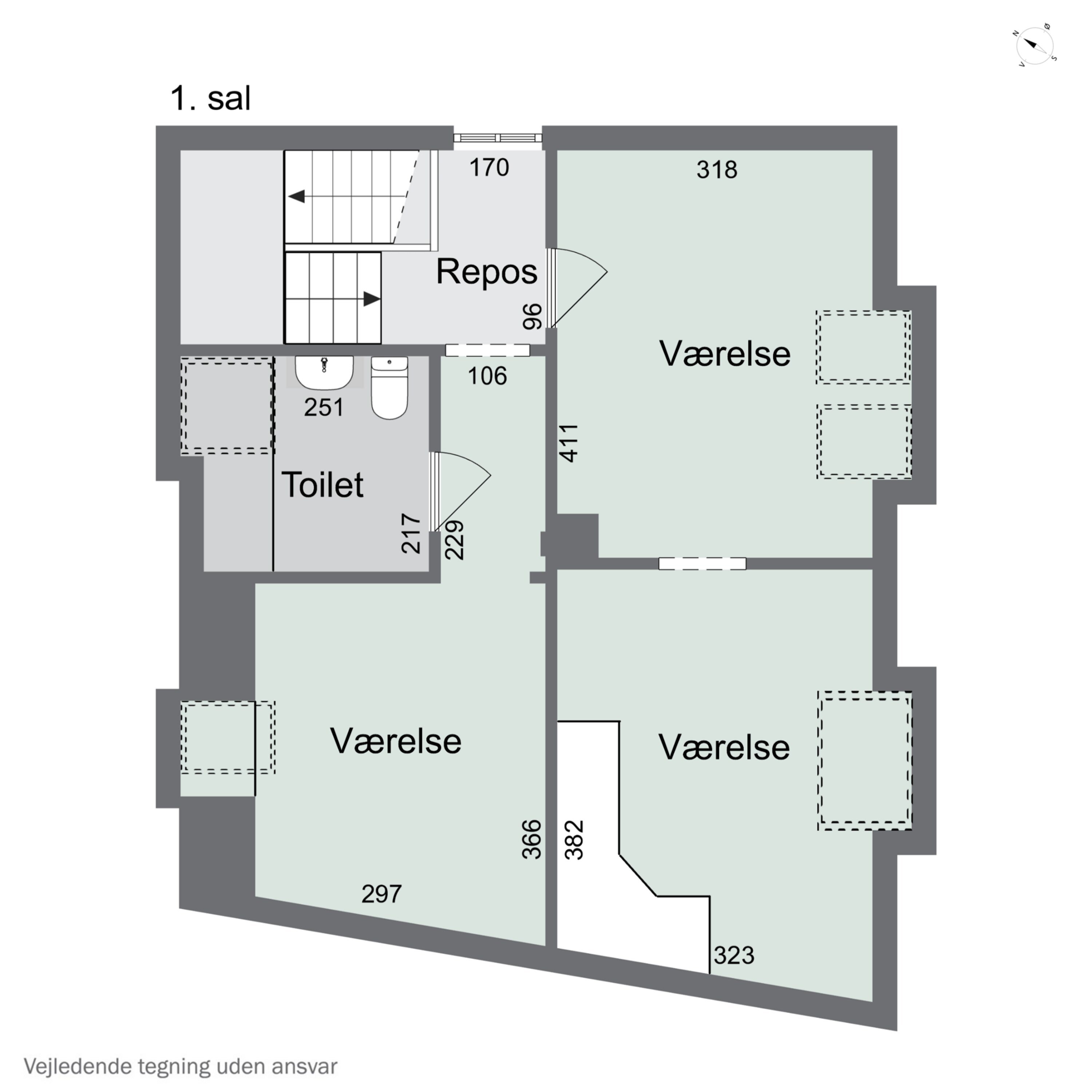 Plantegninger billede af Hestemøllestræde 7, 4200 Slagelse