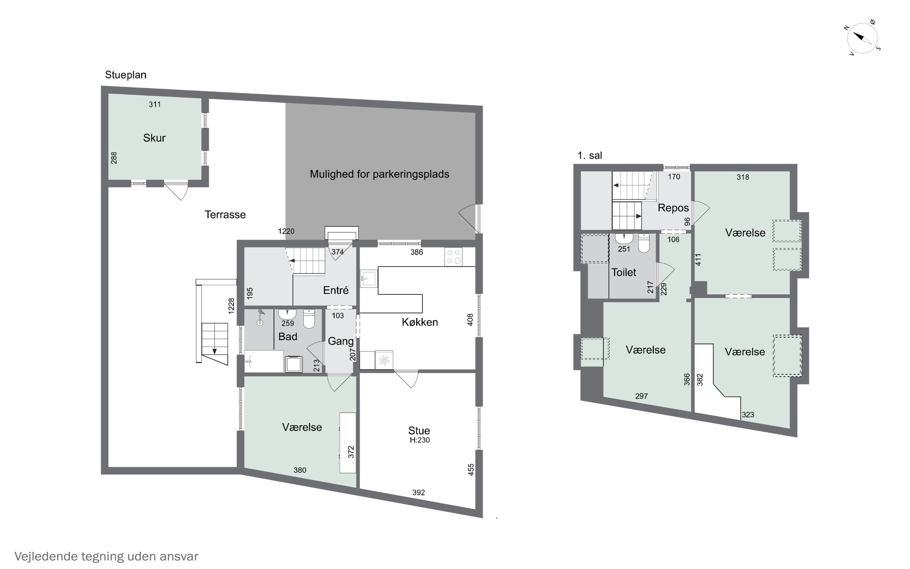 Plantegninger billede af Hestemøllestræde 7, 4200 Slagelse