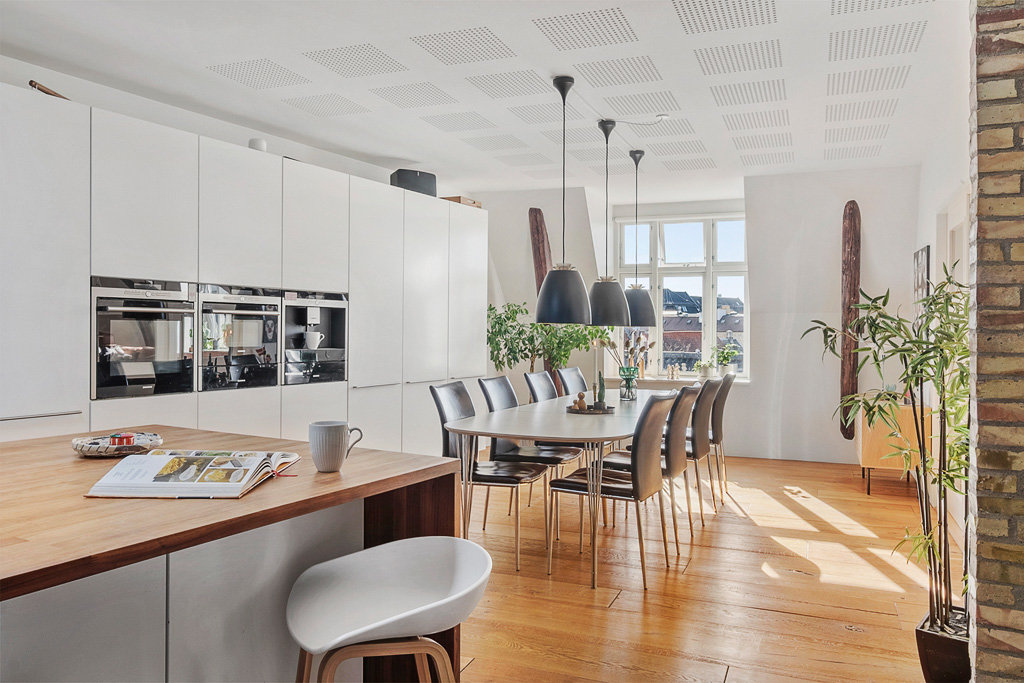 Fremhævet køkken-alrum billede i fuldskærmstilstand. Billede af Bispensgade 16, 3. tv., 9000 Aalborg