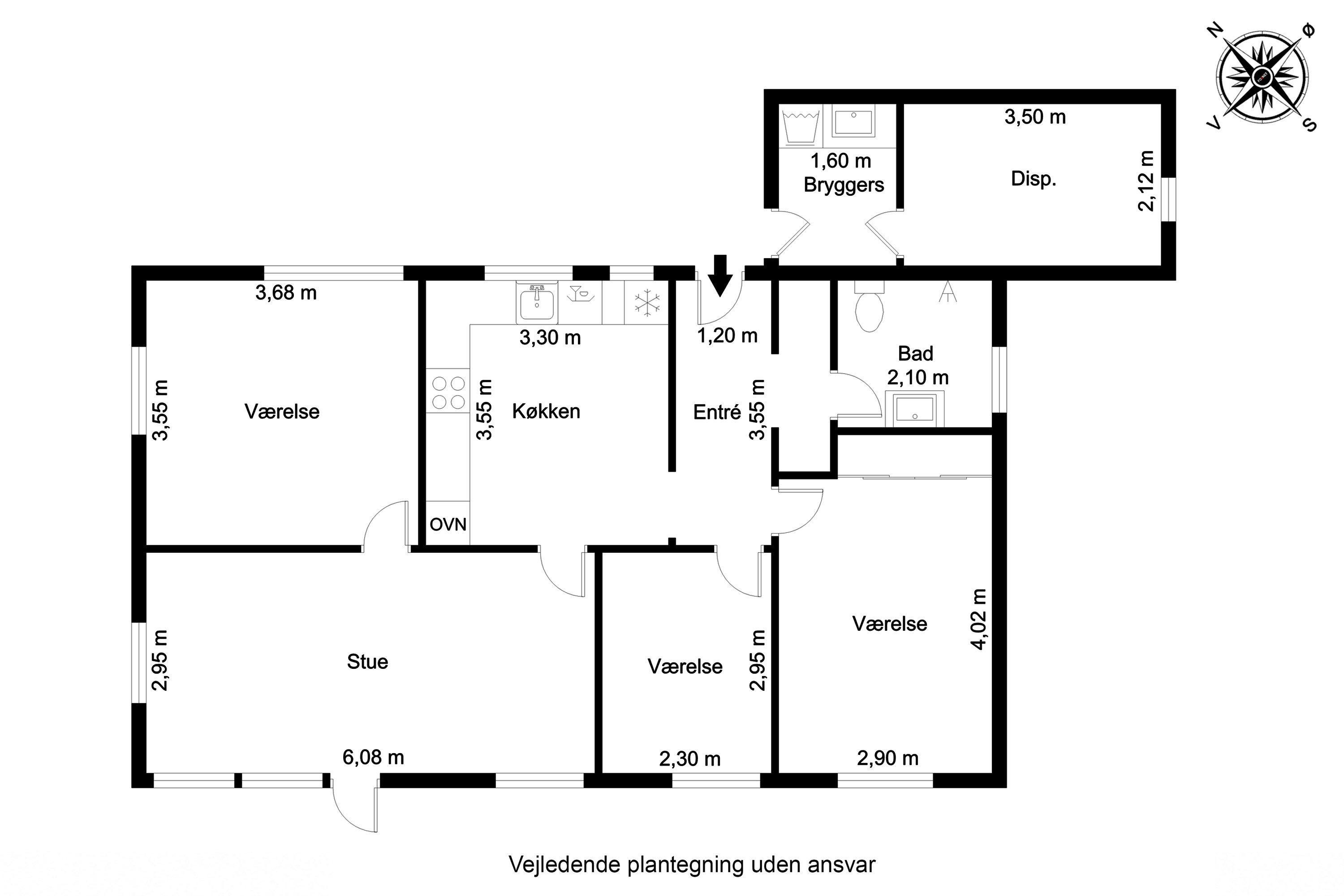 Plantegninger billede af Marslev Stationsvej 2, 5290 Marslev