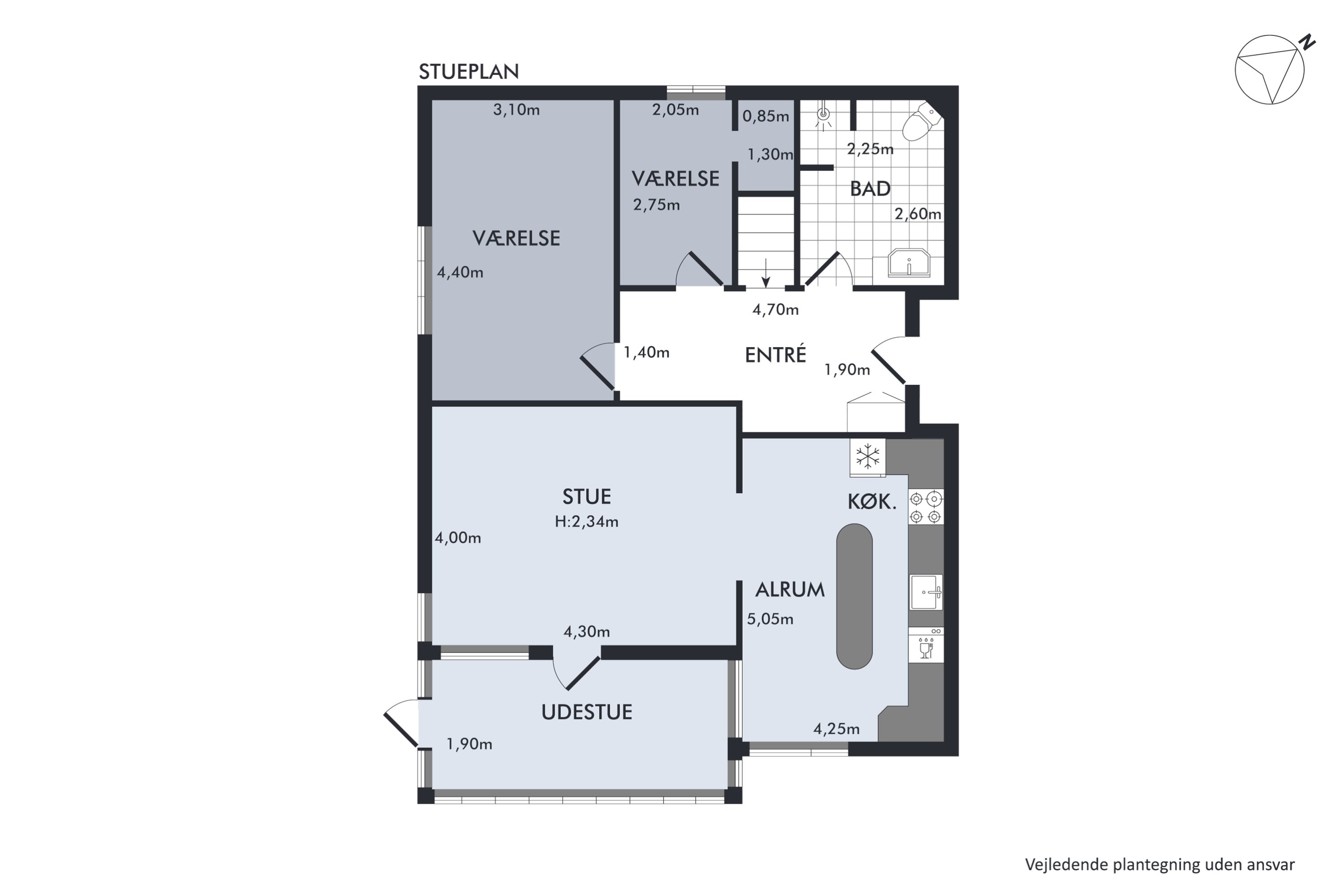 Plantegninger billede af Yrsavej 11, 8920 Randers NV