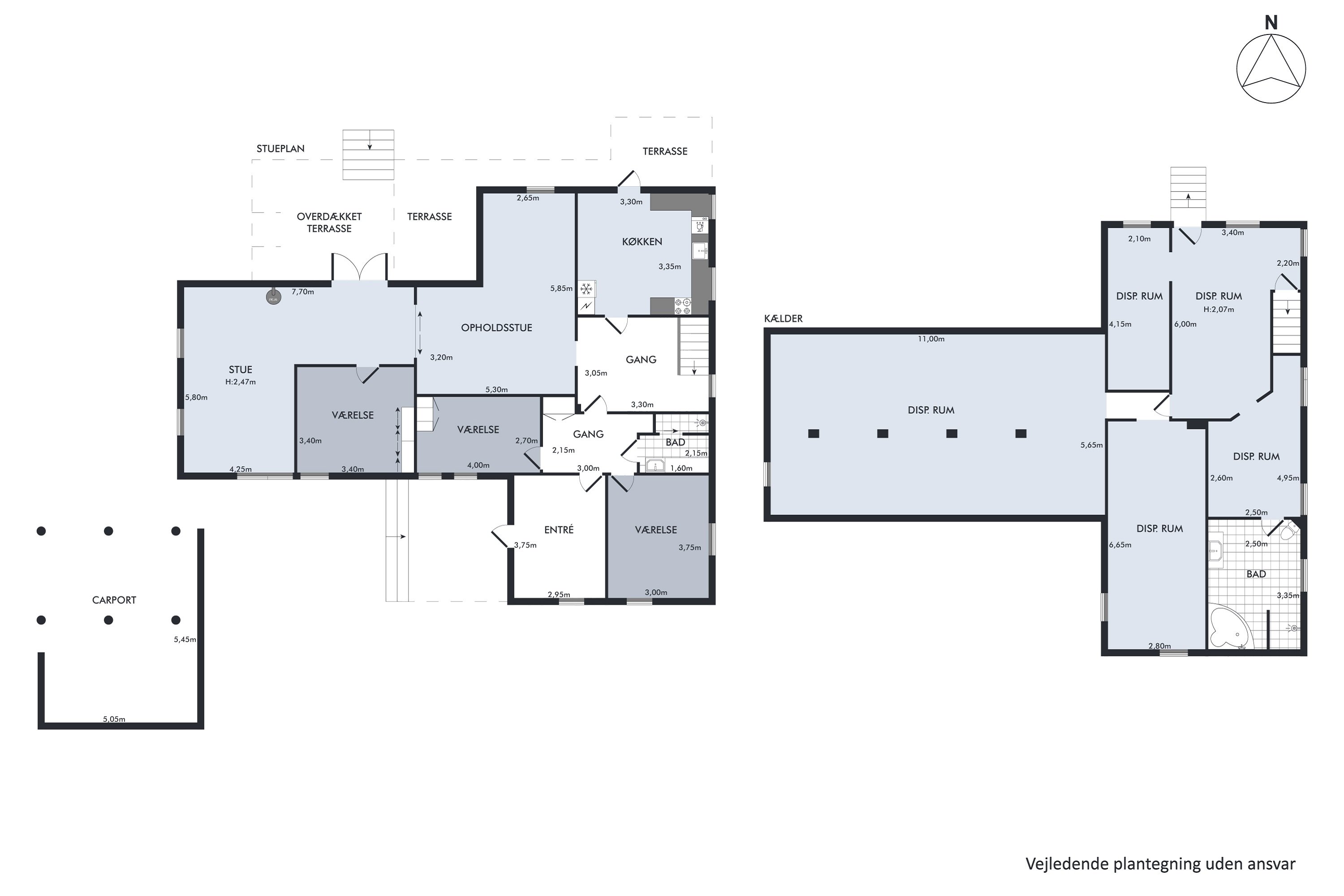 Plantegninger billede af Helgenæsvej 12, 8940 Randers SV