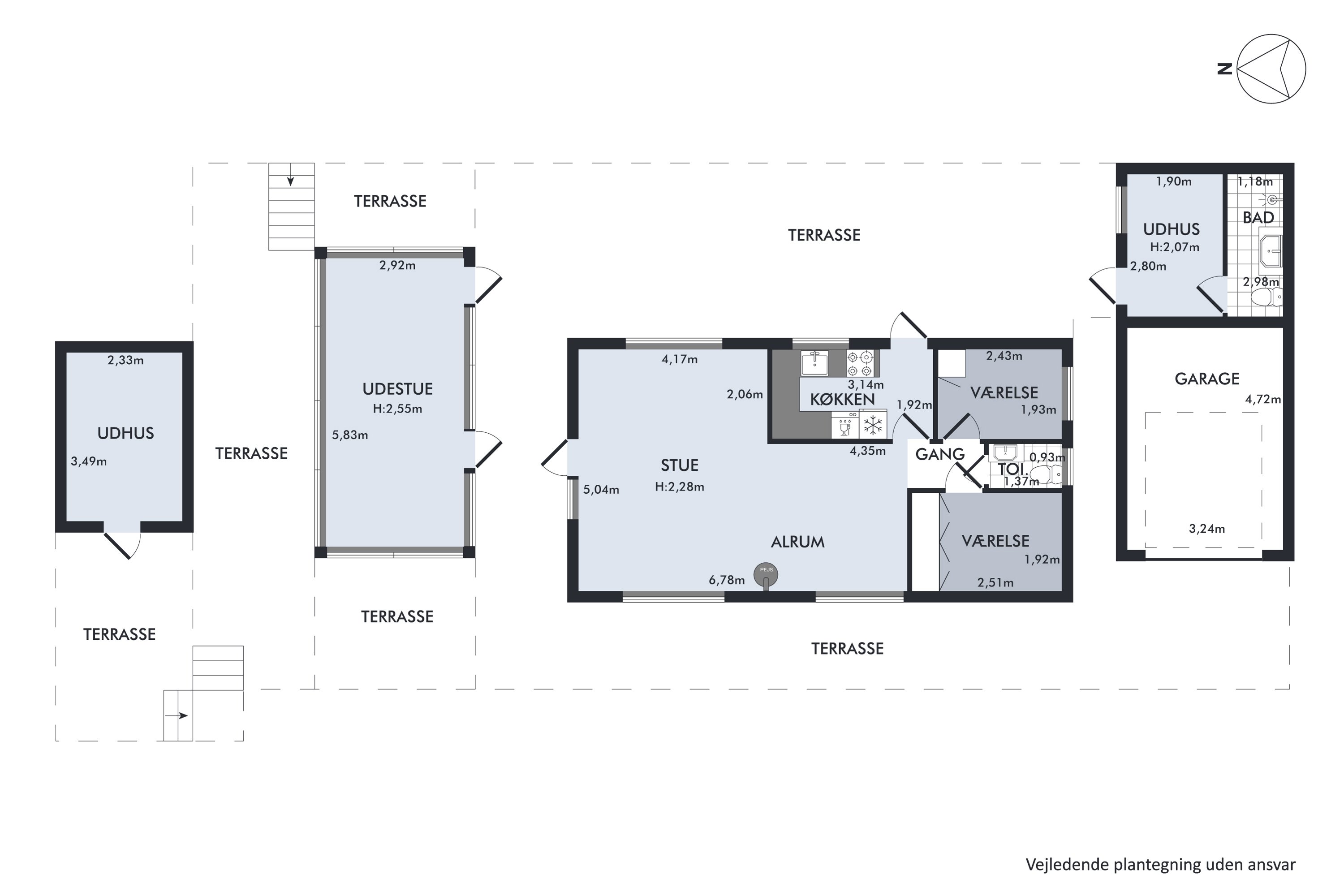 Plantegninger billede af Pukkelvej 35, Øer, 8400 Ebeltoft