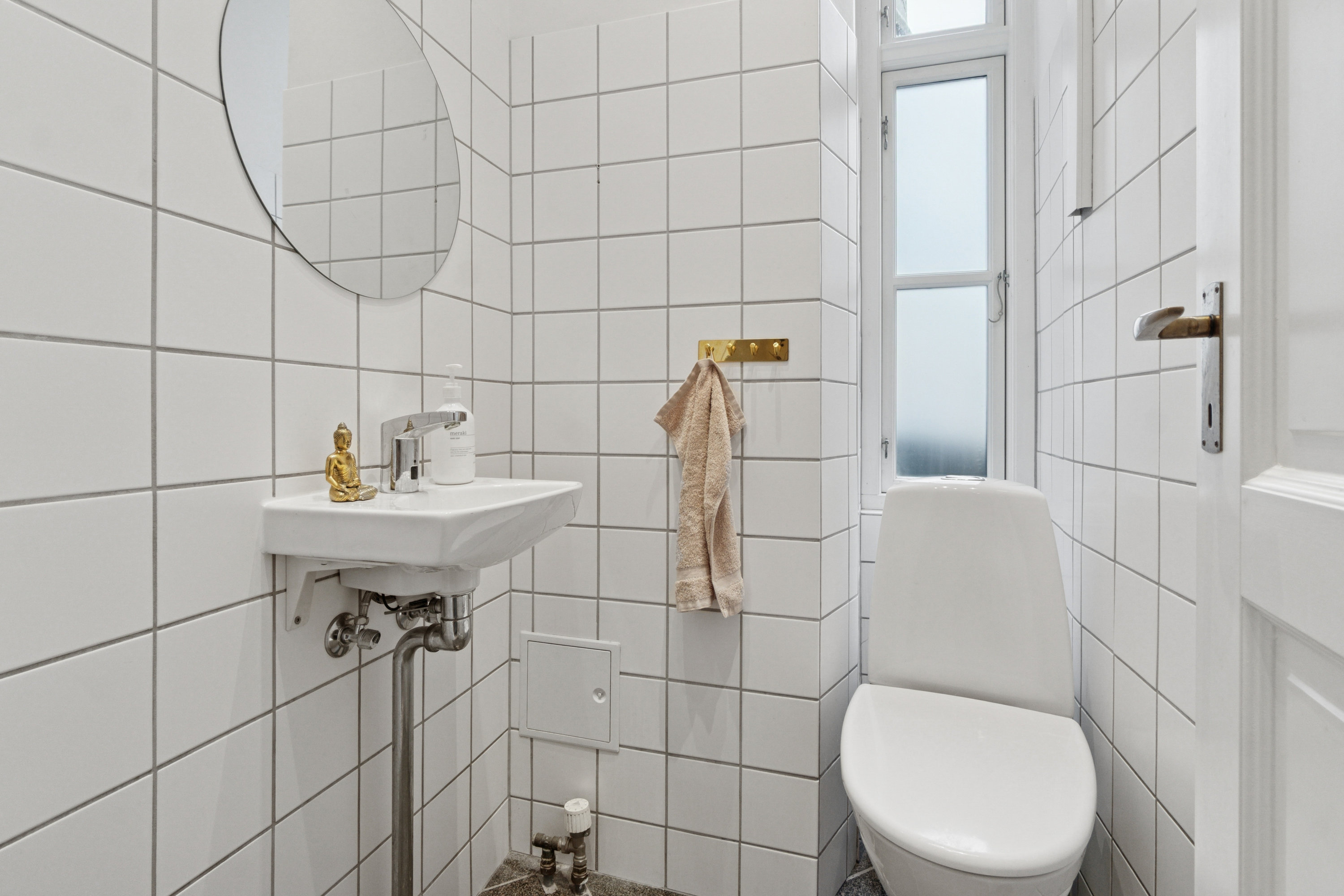 Fremhævet badeværelse billede i fuldskærmstilstand. Billede af H.C. Ørsteds Vej 31, st.. tv., 1879 Frederiksberg C