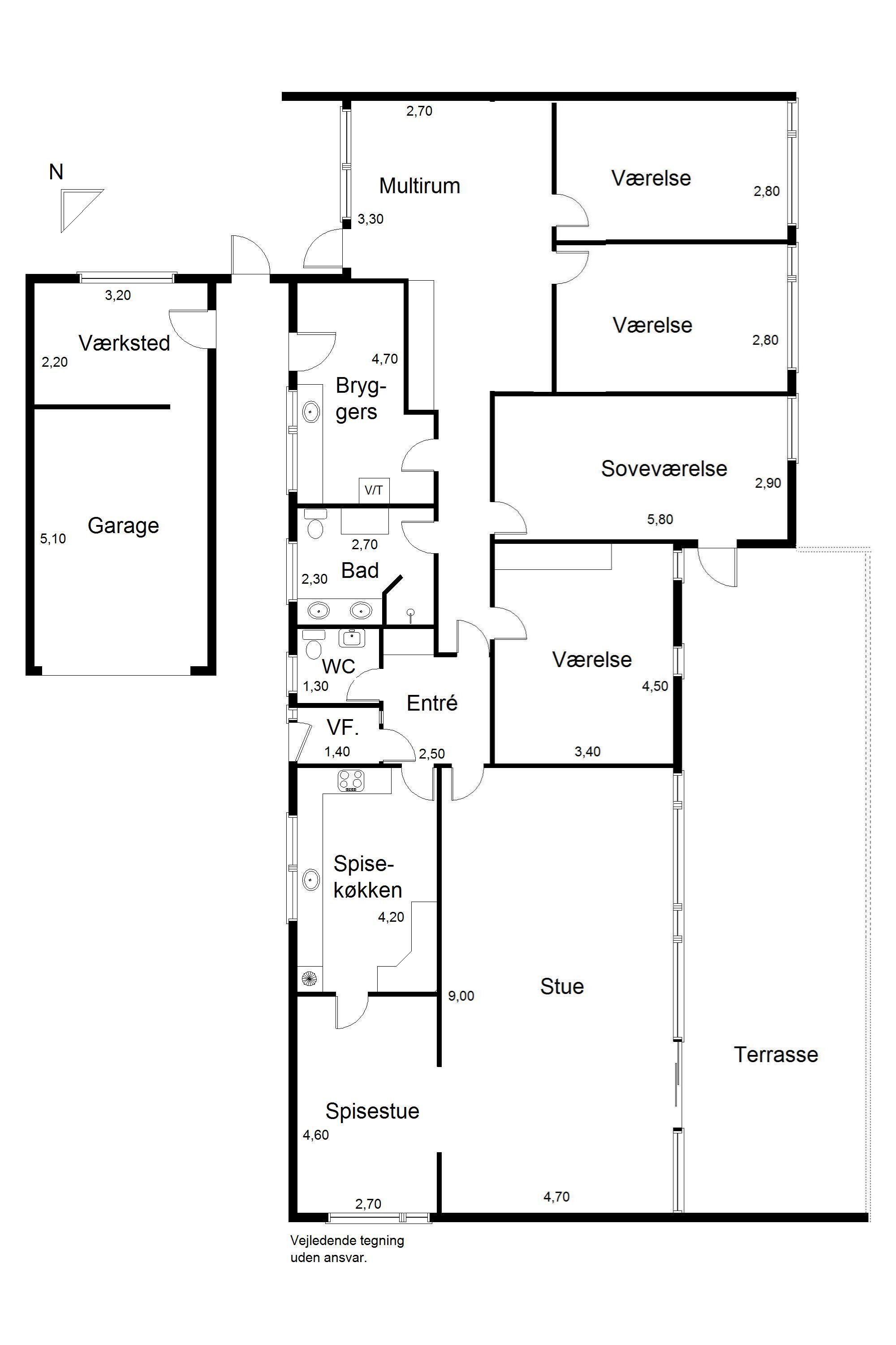 Plantegninger billede af Oehlenschlægersvej 7, 8230 Åbyhøj
