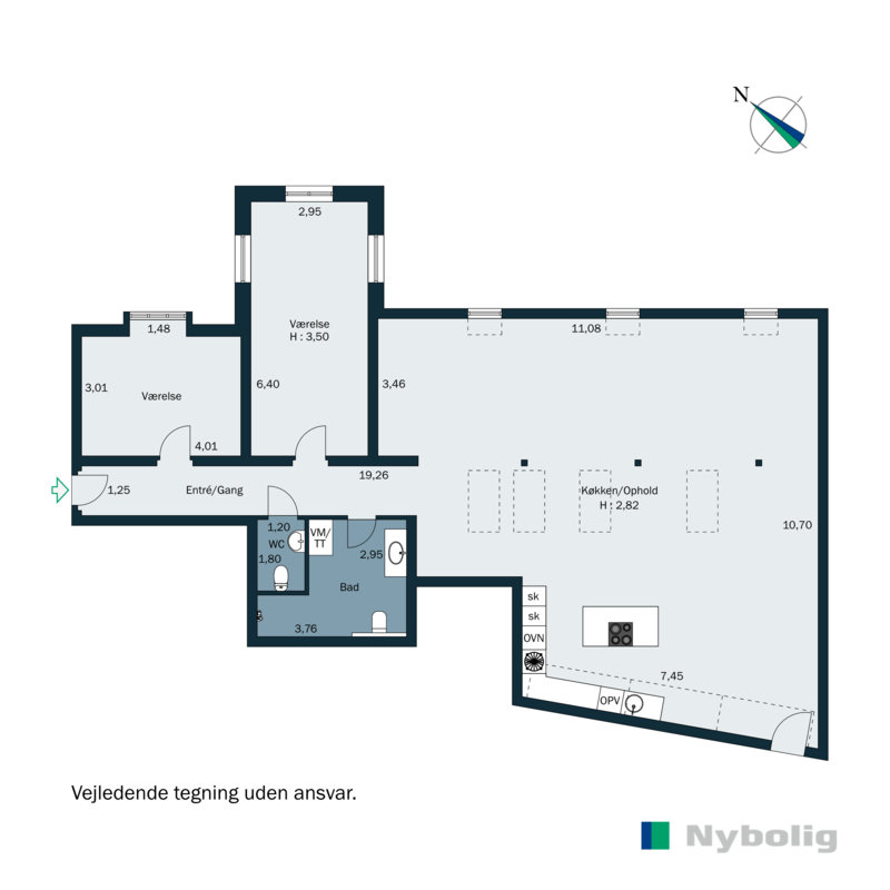 Plantegninger billede af Klosterstræde 3, 4. 2., 1157 København K