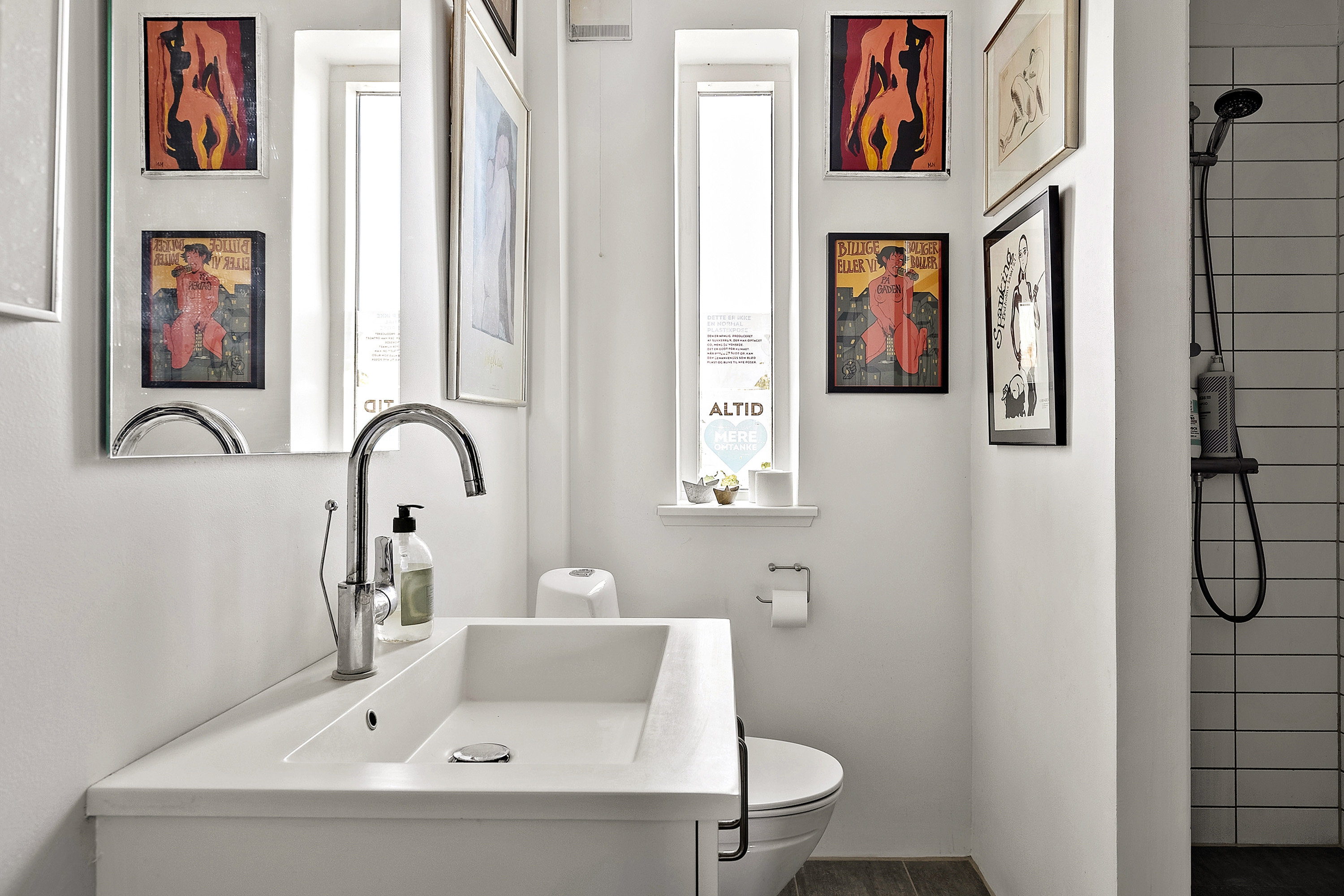 Fremhævet badeværelse billede i fuldskærmstilstand. Billede af Nørre Alle 7, 1., 8362 Hørning