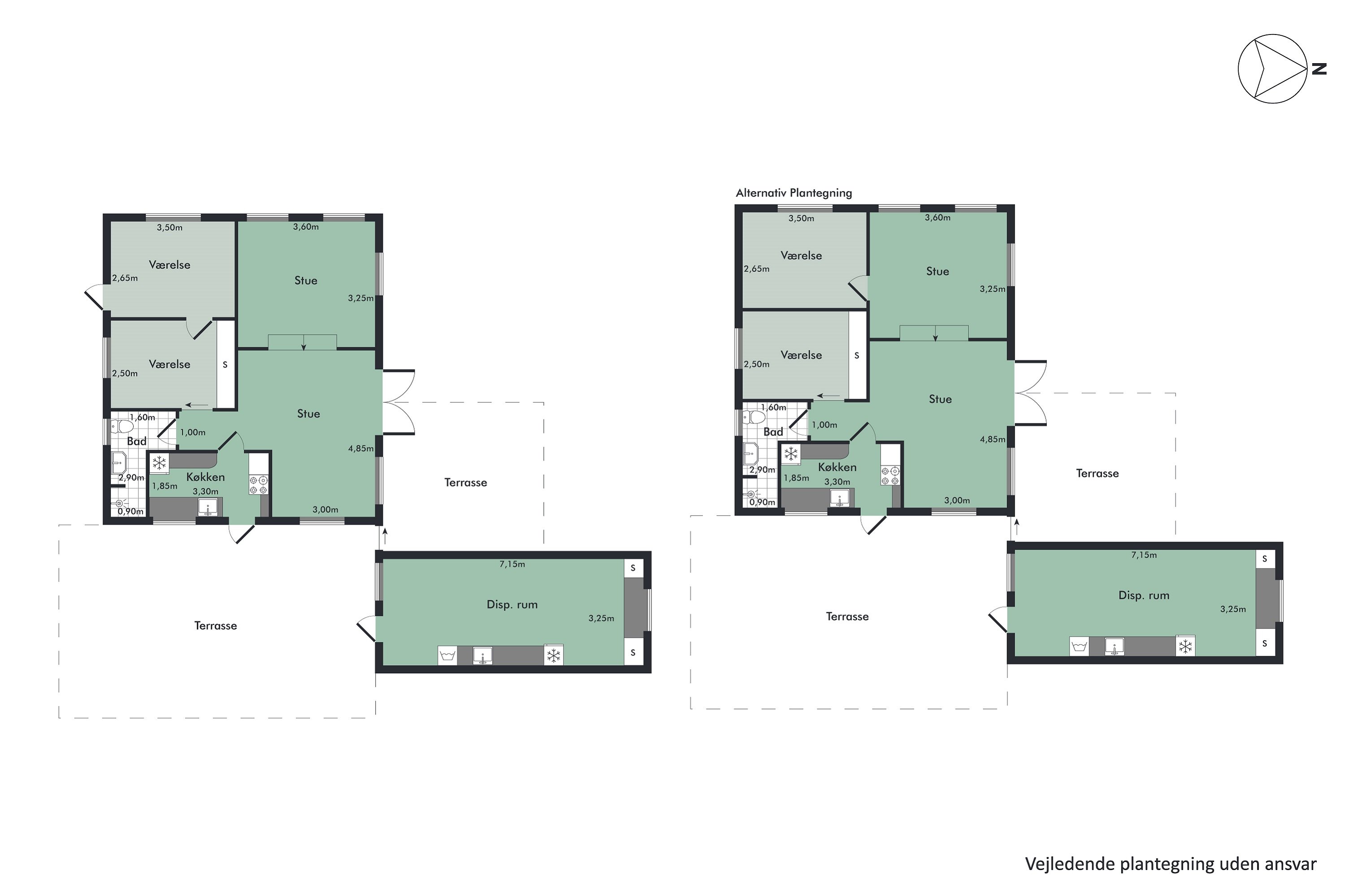 Plantegninger billede af Solsortevej 35, Mou, 9280 Storvorde
