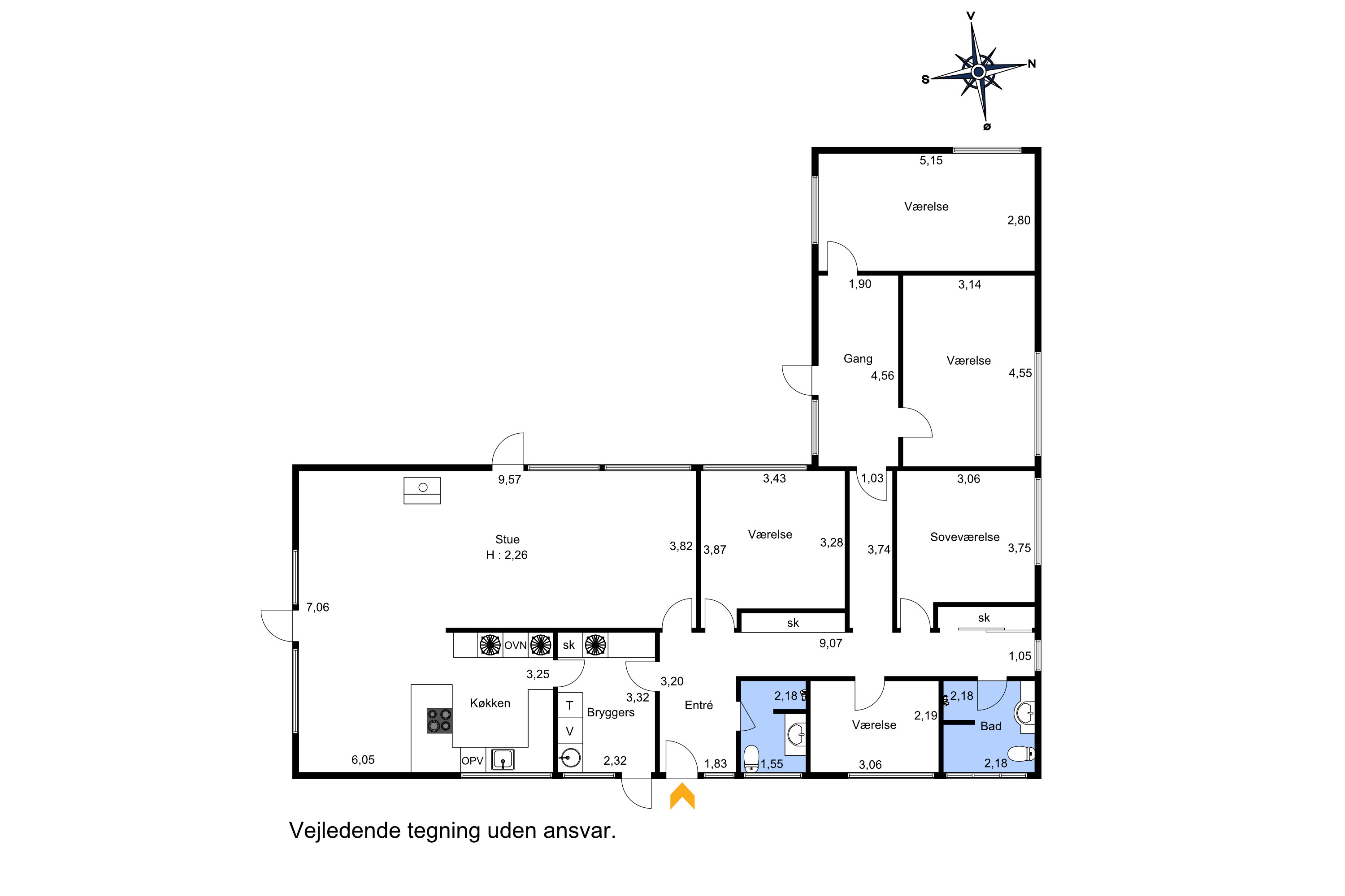 Plantegninger billede af Langkær Vænge 44, 3500 Værløse