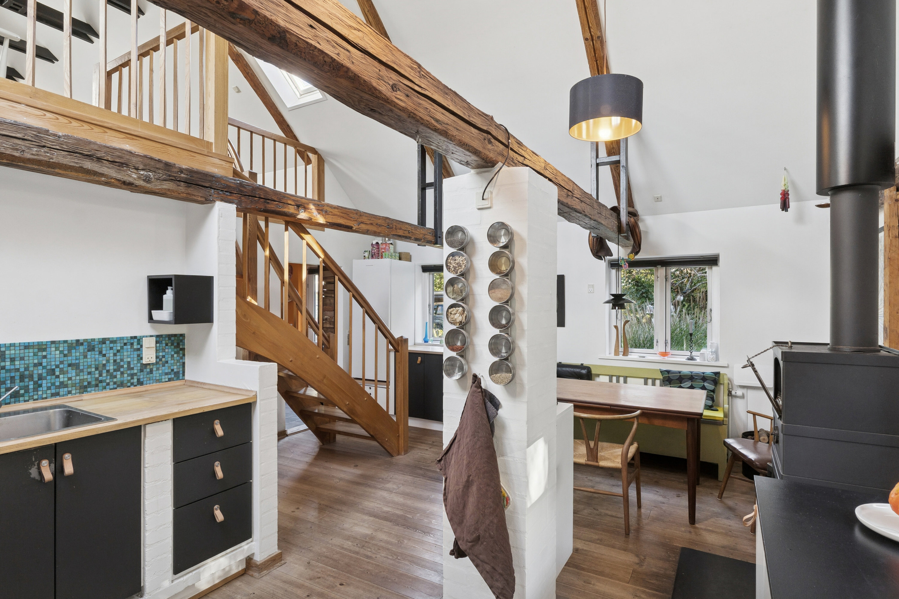 Fremhævet køkken billede i fuldskærmstilstand. Billede af Kollekollevej 19, Sv Hestehave, 4572 Nørre Asmindrup