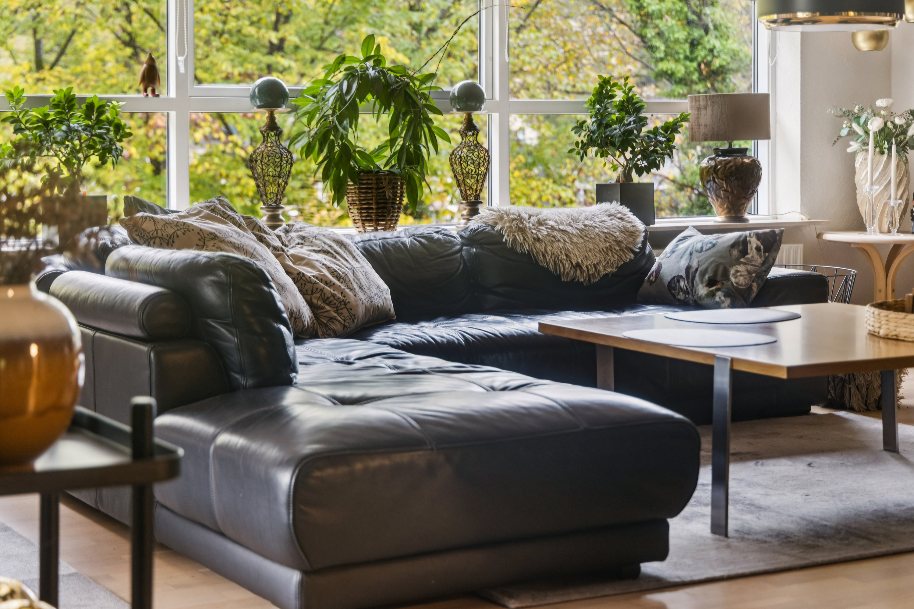 Fremhævet stue billede i fuldskærmstilstand. Billede af Vinkelvej 34, 9500 Hobro