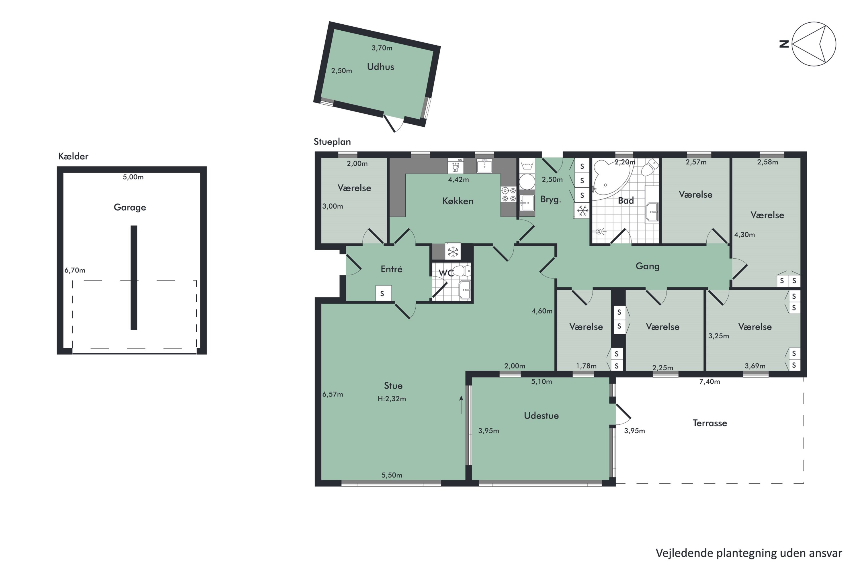 Plantegninger billede af Vinkelvej 34, 9500 Hobro