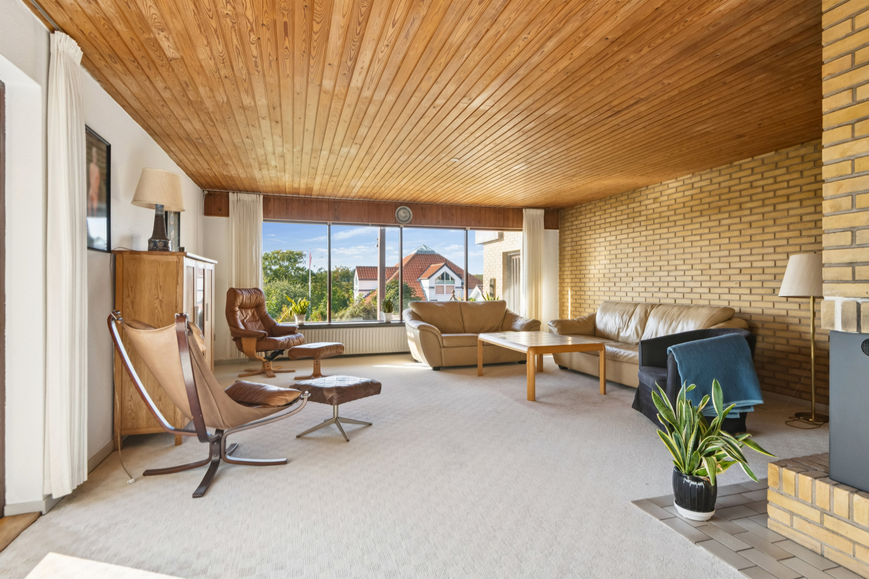 Fremhævet stue billede i fuldskærmstilstand. Billede af Skrænten 11, 9520 Skørping