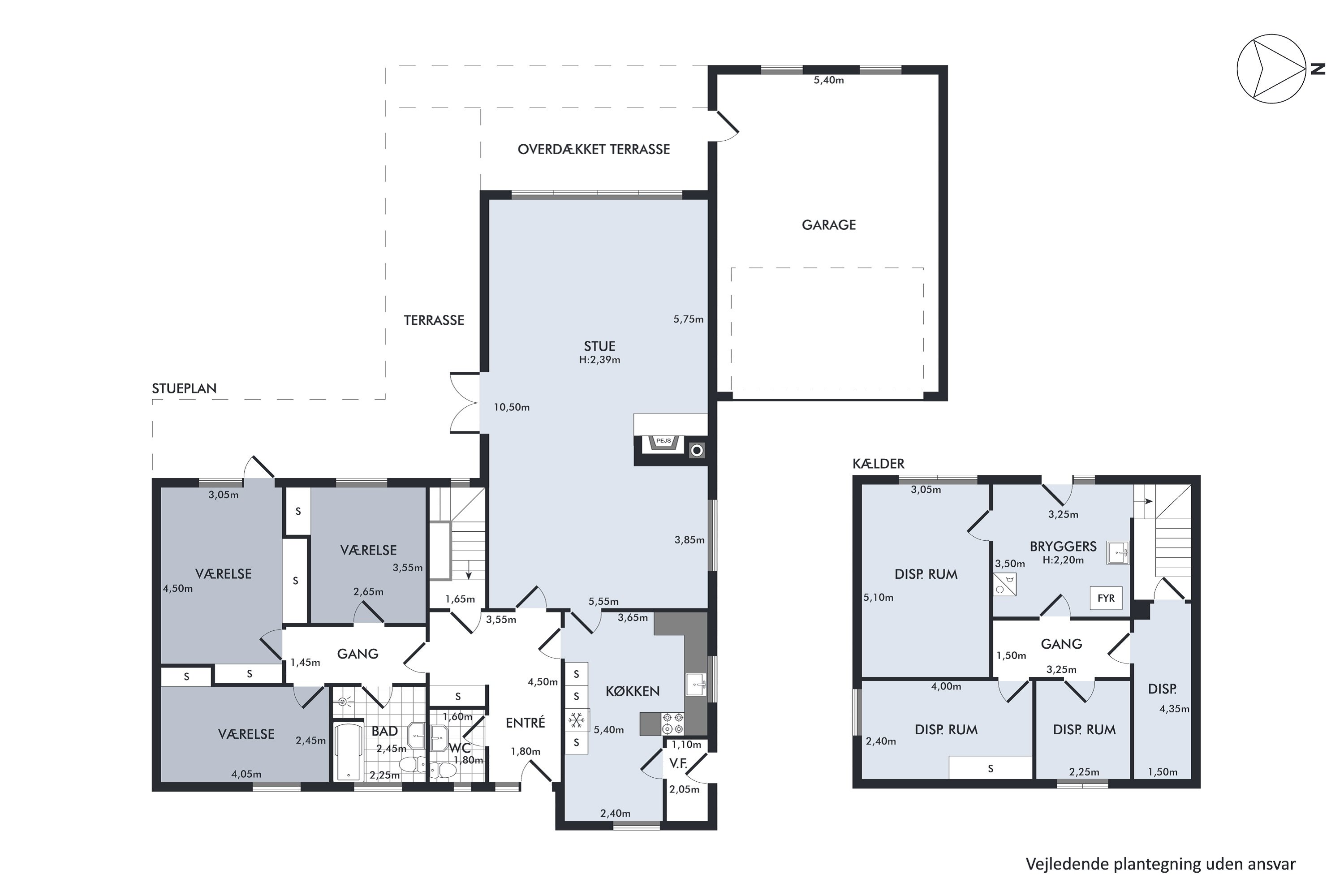 Plantegninger billede af Skrænten 11, 9520 Skørping
